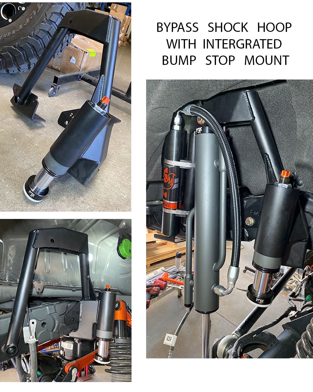 Foutz Motorsports Rear Mid-Travel with Shock Mount & Bump Stop Kit 2022-2026 Ford Bronco Raptor
