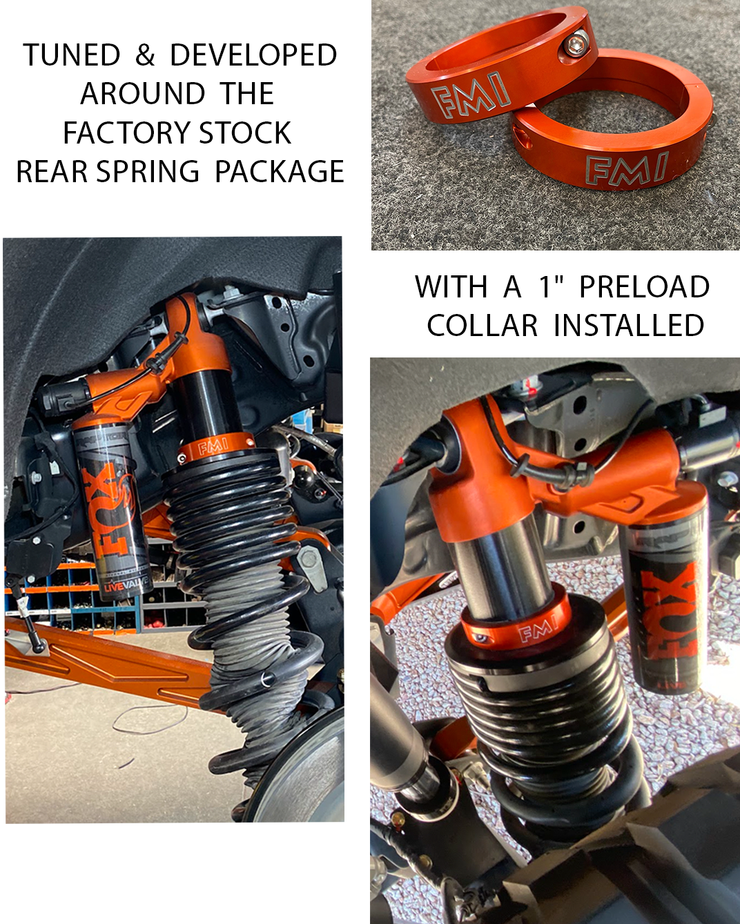 Foutz Motorsports Rear Mid-Travel with Shock Mount & Bump Stop Kit 2022-2026 Ford Bronco Raptor