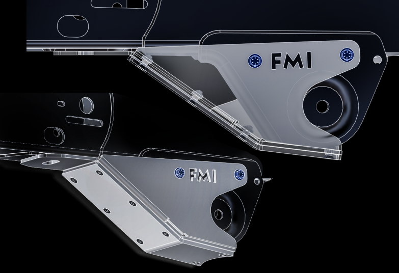 Foutz Motorsports REAR LOWER ARM FRAME GUARD with HDPE SLIDE 2022-2026 Ford Bronco Raptor