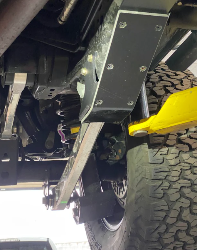 Foutz Motorsports REAR LOWER ARM FRAME GUARD with HDPE SLIDE 2022-2026 Ford Bronco Raptor