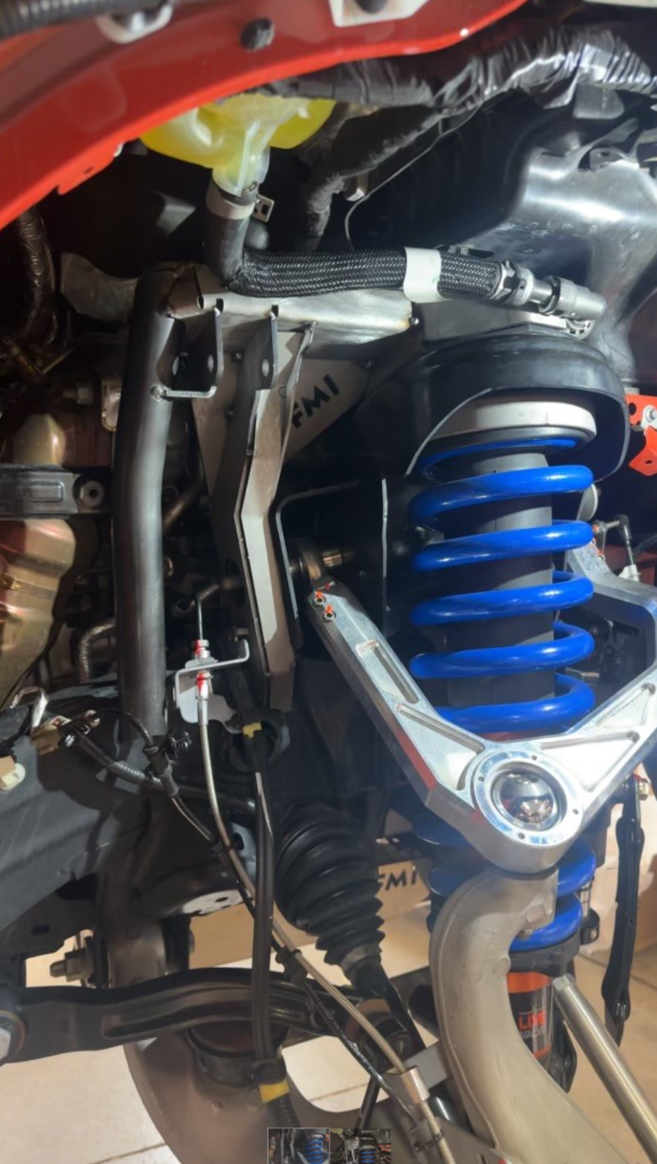 Foutz Motorsports Fabricated Front Bypass Shock Mount Kit 2022-2026 Ford Bronco Raptor