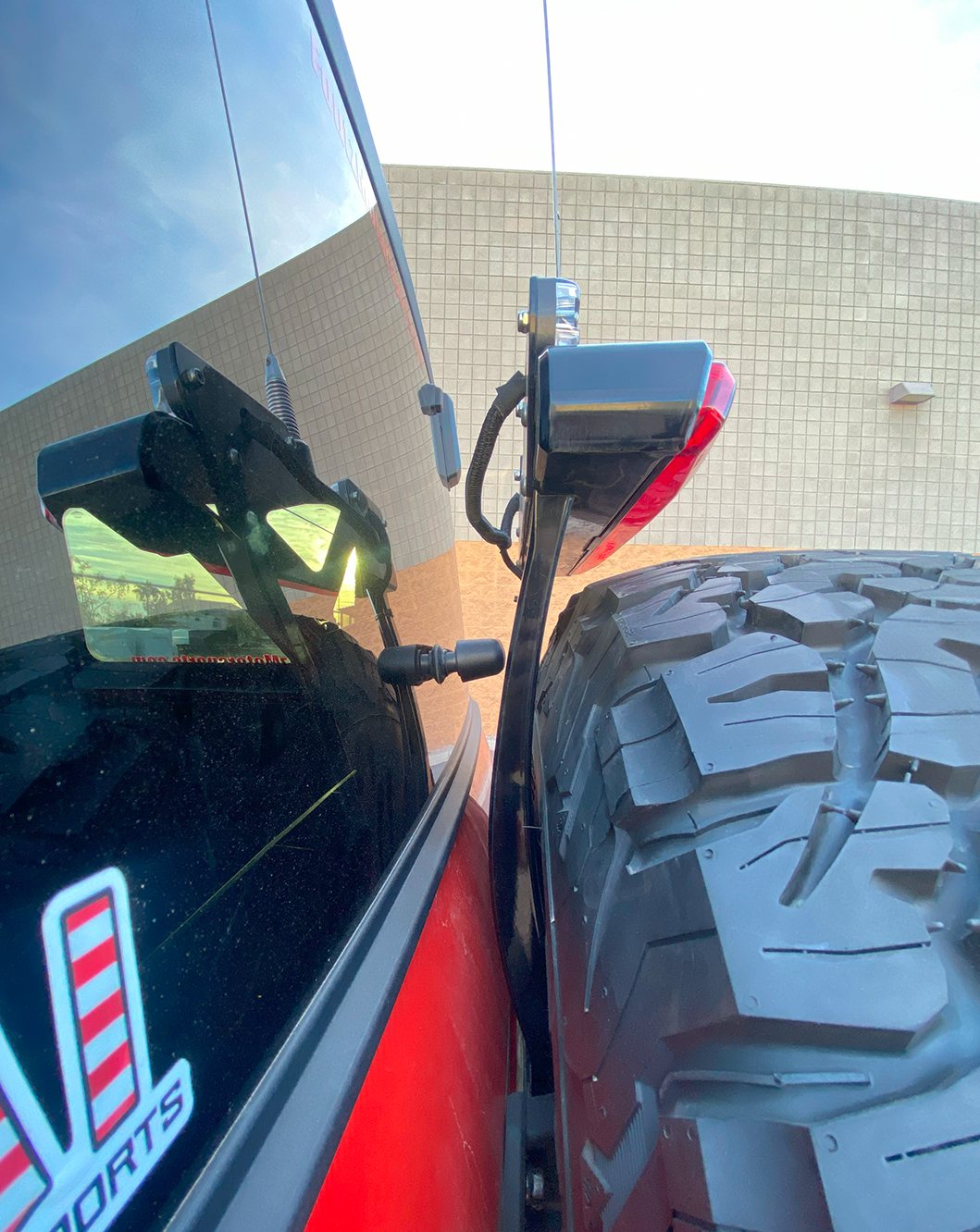Foutz Motorsports Third Brake Light Antenna Mount by Bullet Proof Diesel 2022-2026 Ford Bronco Raptor