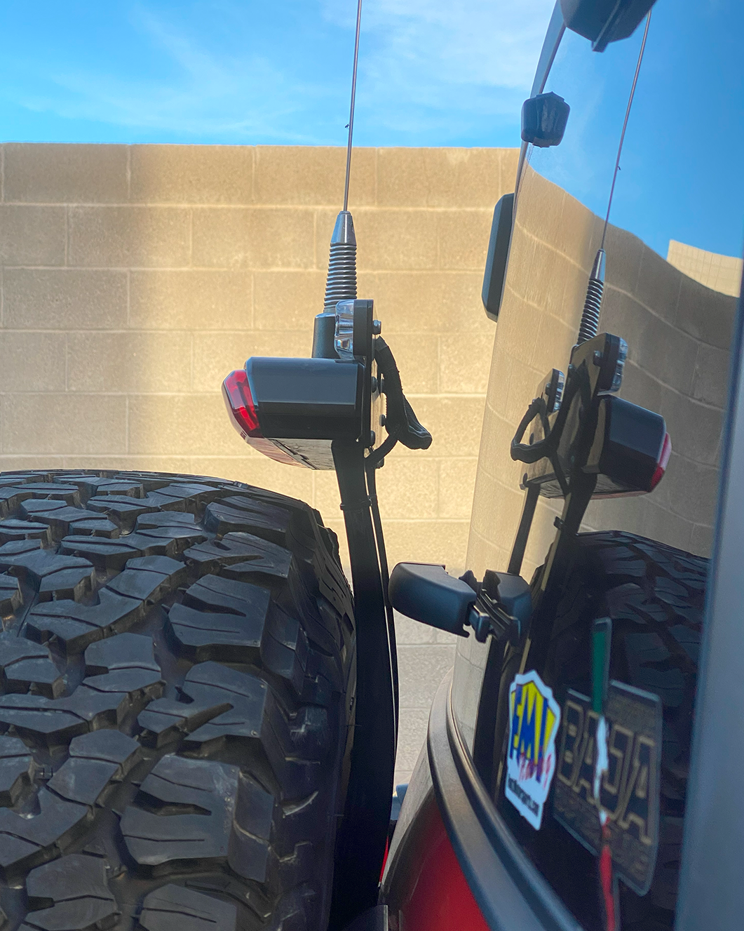 Foutz Motorsports Third Brake Light Antenna Mount by Bullet Proof Diesel 2022-2026 Ford Bronco Raptor