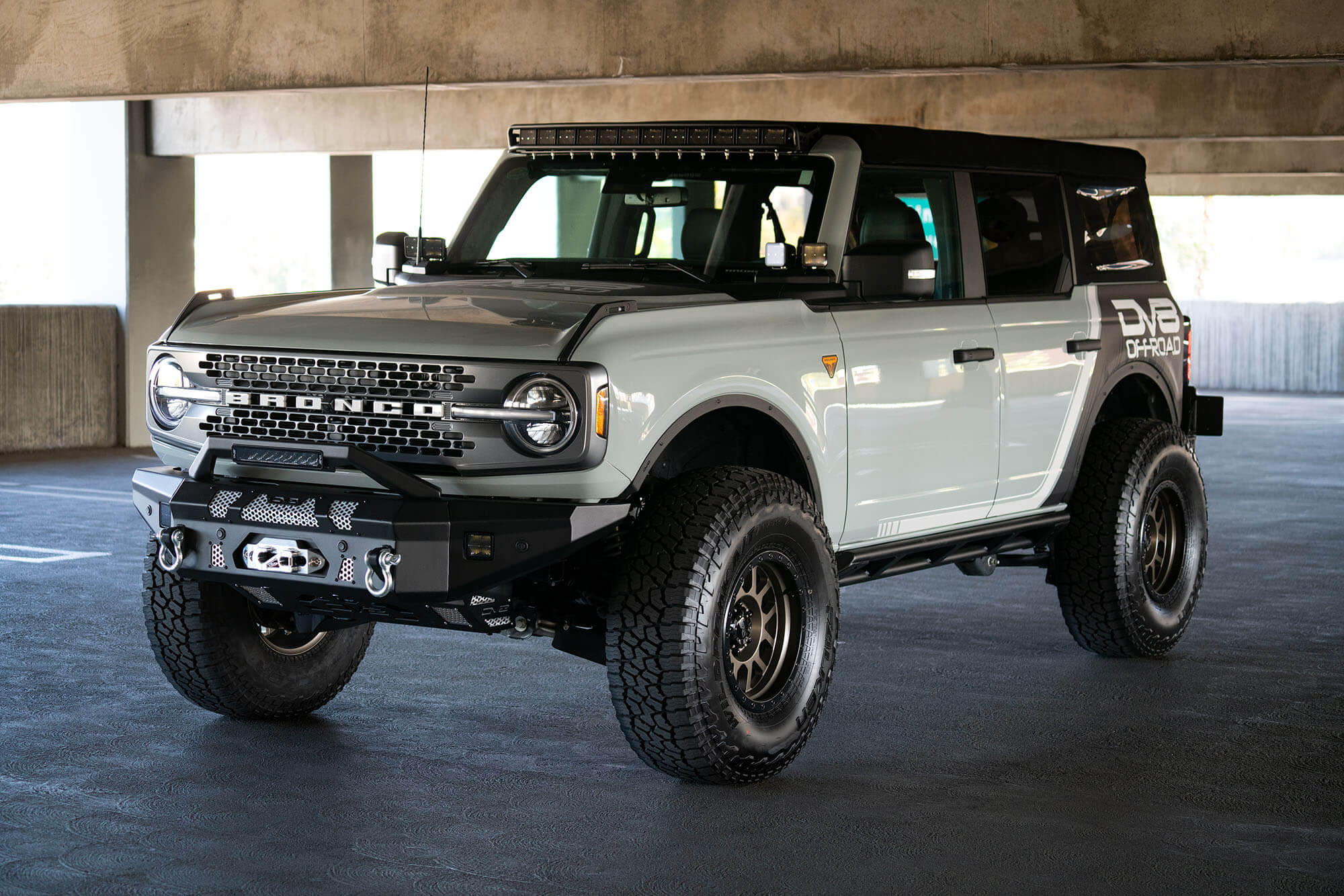 Bull Bar with LED Light Bar Mount for MTO Series Front Bumpers - Apollo Off-Road