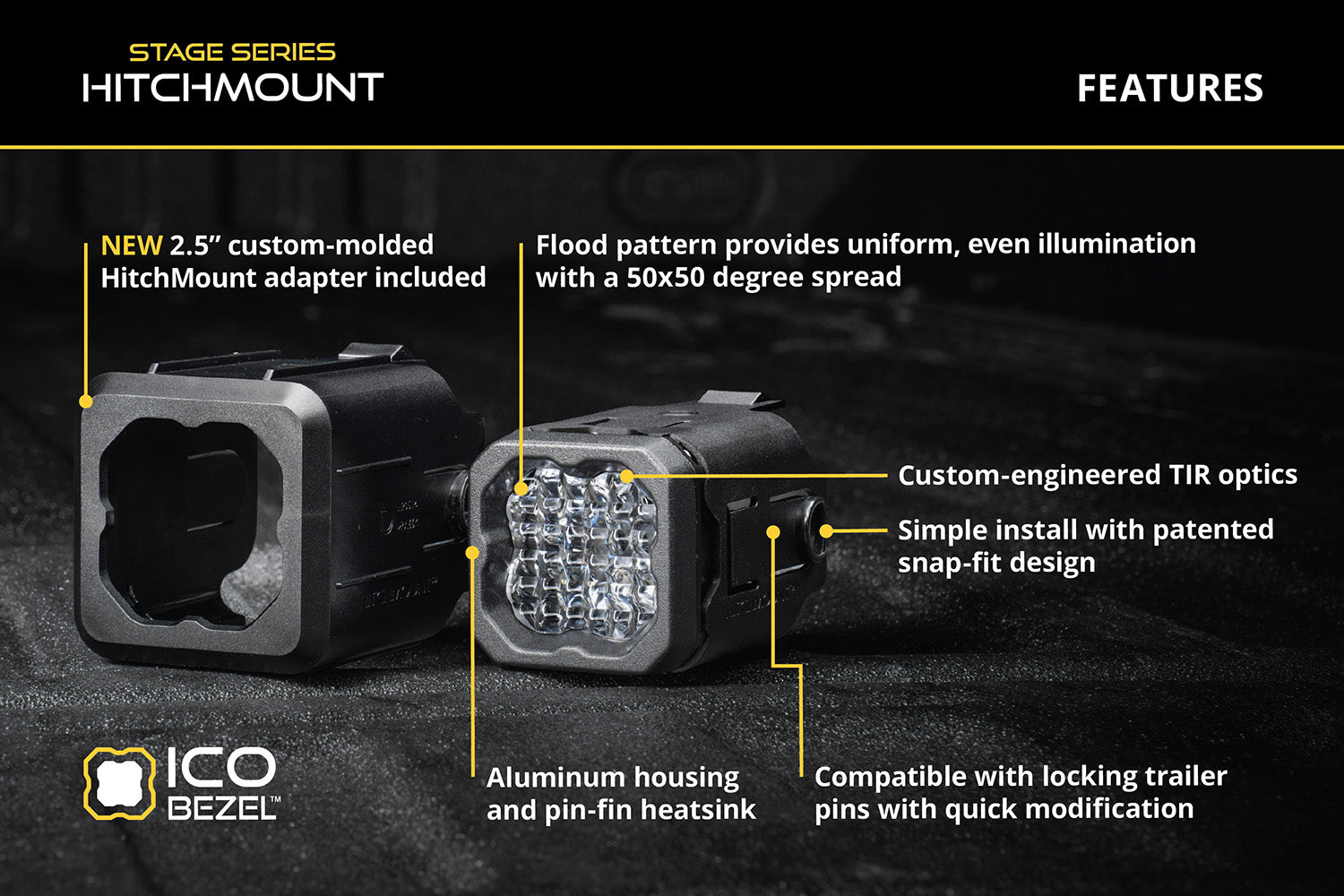 Diode Dynamics HitchMount LED Pod 10-Pin Reverse Kit C1R
