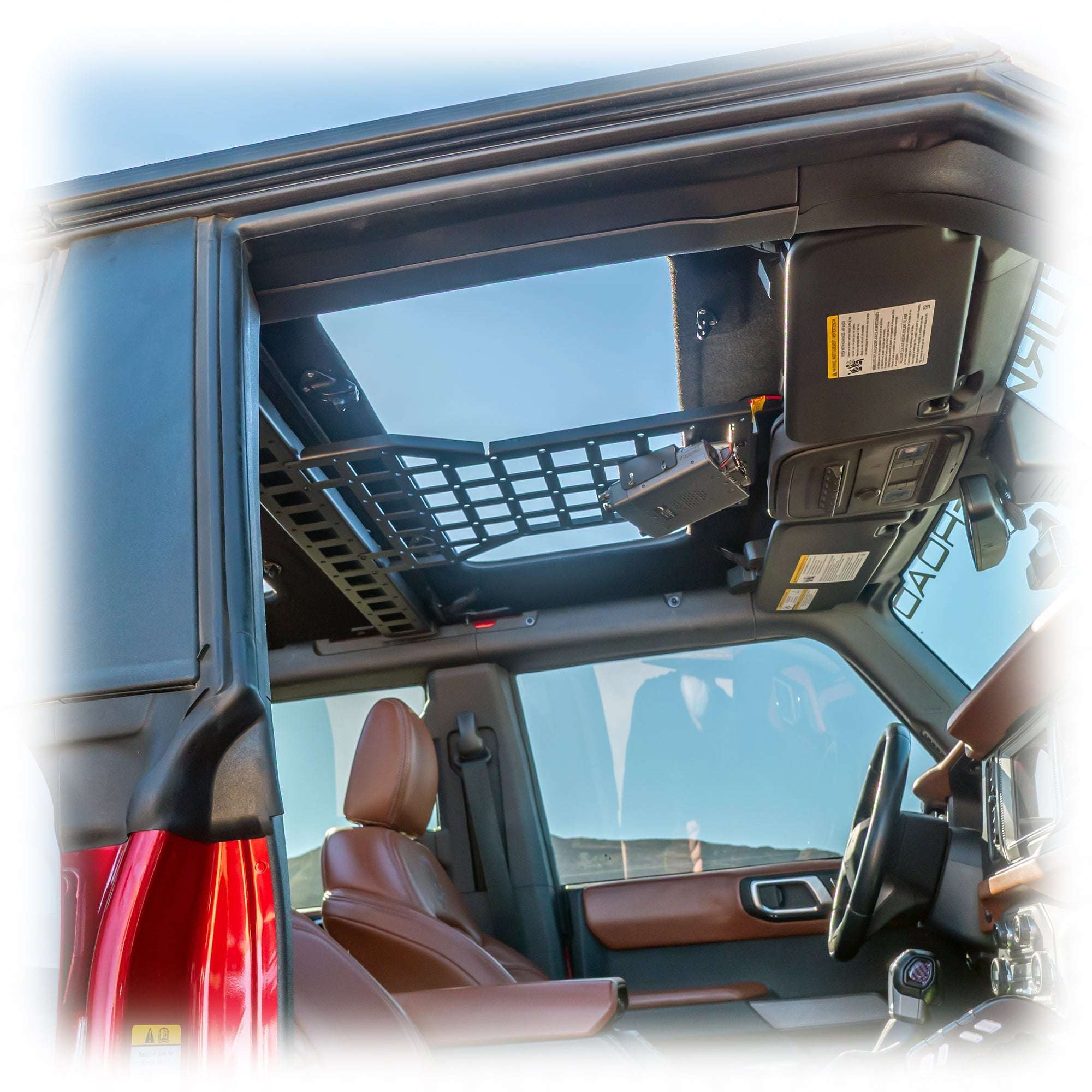 Cage Brace and Overhead MOLLE Panel for Ford Bronco 4-Door
