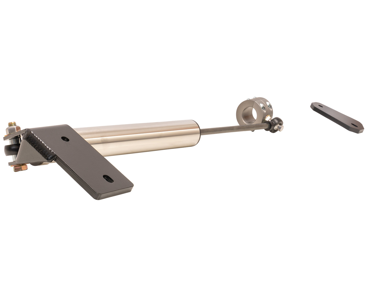 Carli 019-24 Ram 2500/3500 4x4 Stainless High-Mount Steering Stabilizer Kit - Lifted - Apollo Off-Road
