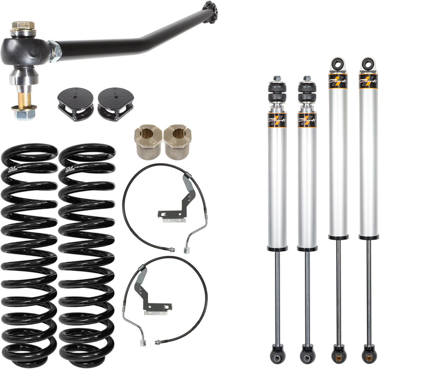 Carli 17-23 Ford F250/350 4X4 Gas 2.0"/3.0" Lift Commuter System - Apollo Off-Road
