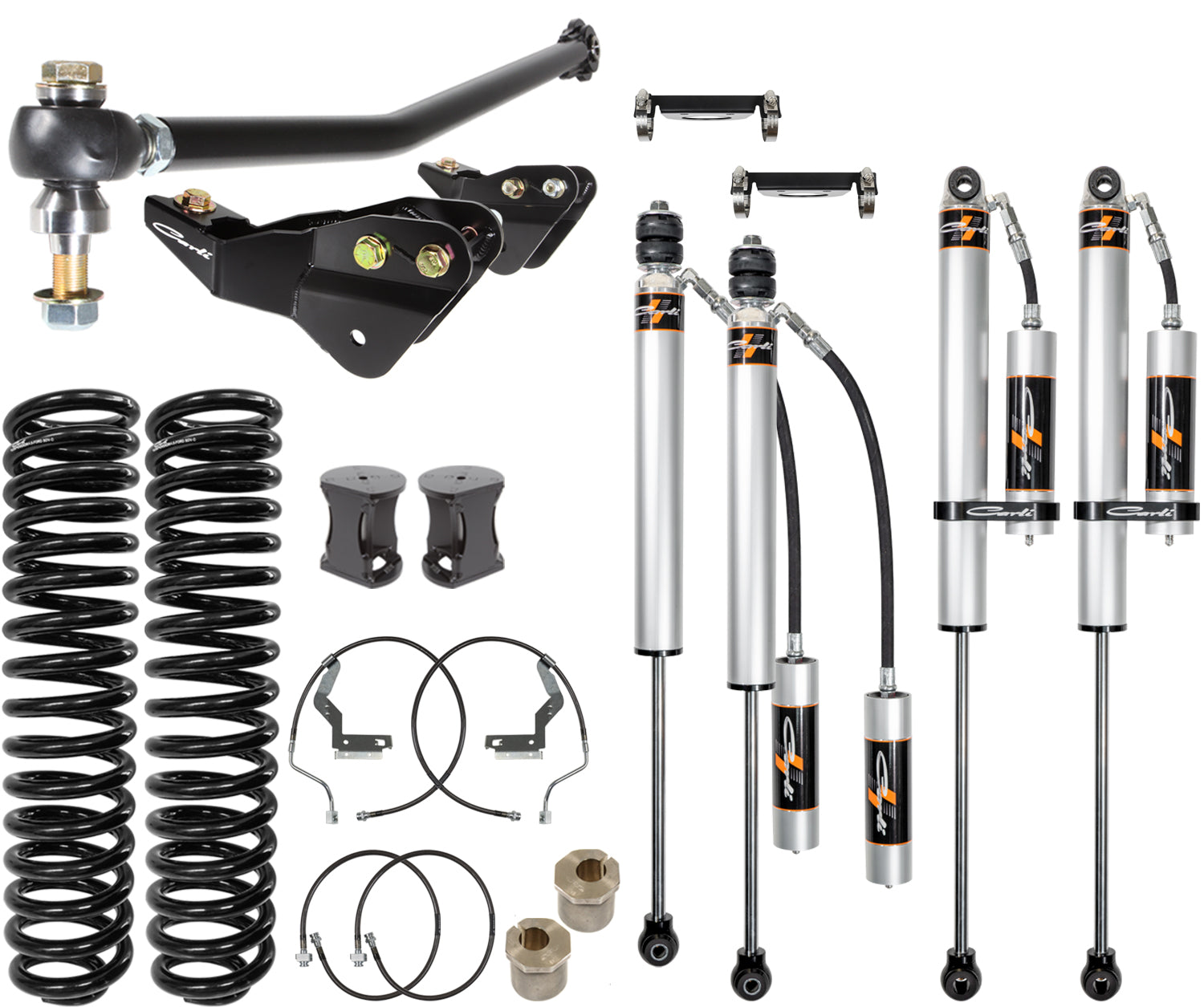 Carli Backcountry 2.0 System, Base, 4.5/5.5” Lift, 2017-22 Ford F250/F350 - Apollo Off-Road