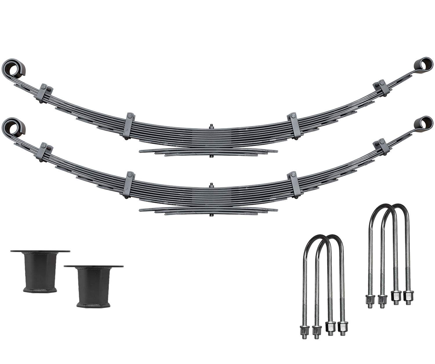 Carli Leaf Spring Kit, 2017-23 Ford F250/F350 4×4, 1” Lift - Apollo Off-Road
