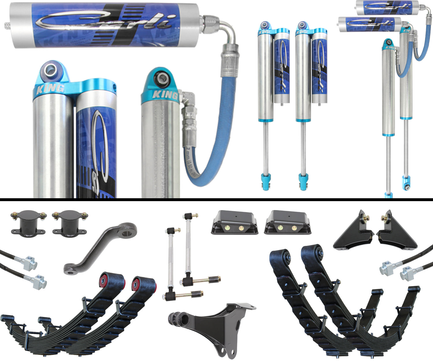 Carli Performance System, Base, 4.5” Lift, 03-05 Ford Excursion, 6.0 Diesel, 4X4 - Apollo Off-Road