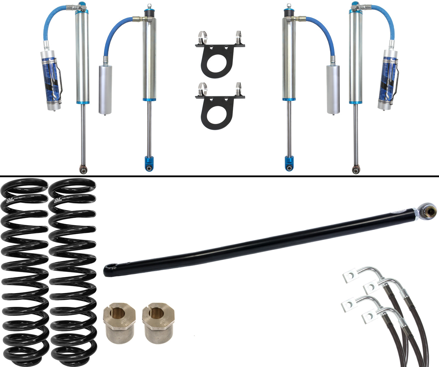 Carli Pintop Leveling System, Base, 2.5/3.5” Lift, 2008-10 Ford F250/350, Diesel - Apollo Off-Road