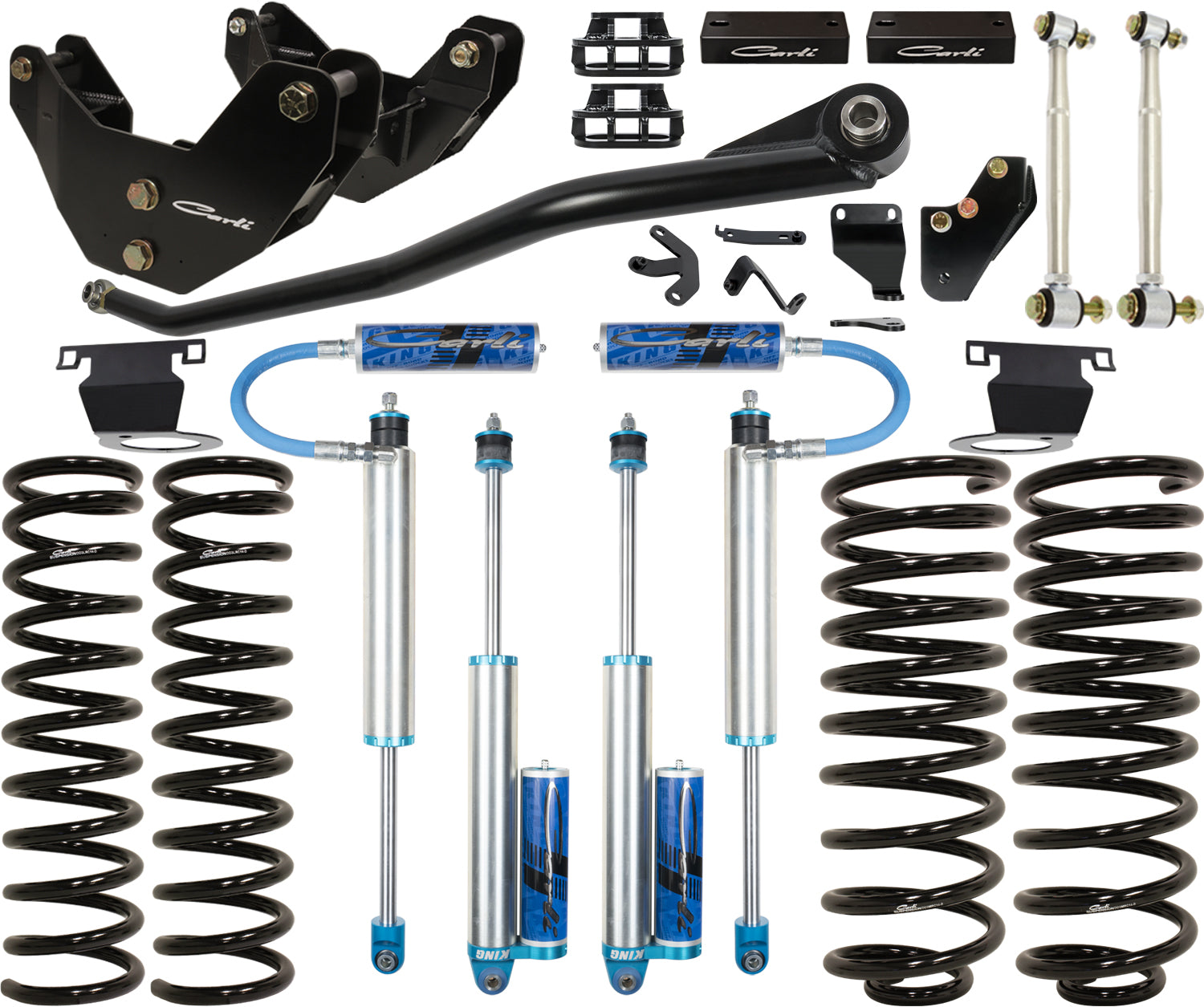 Carli Pintop Leveling System, Base, 2” Lift, 14-18 Ram Powerwagon, Gas, R1 Coil - Apollo Off-Road