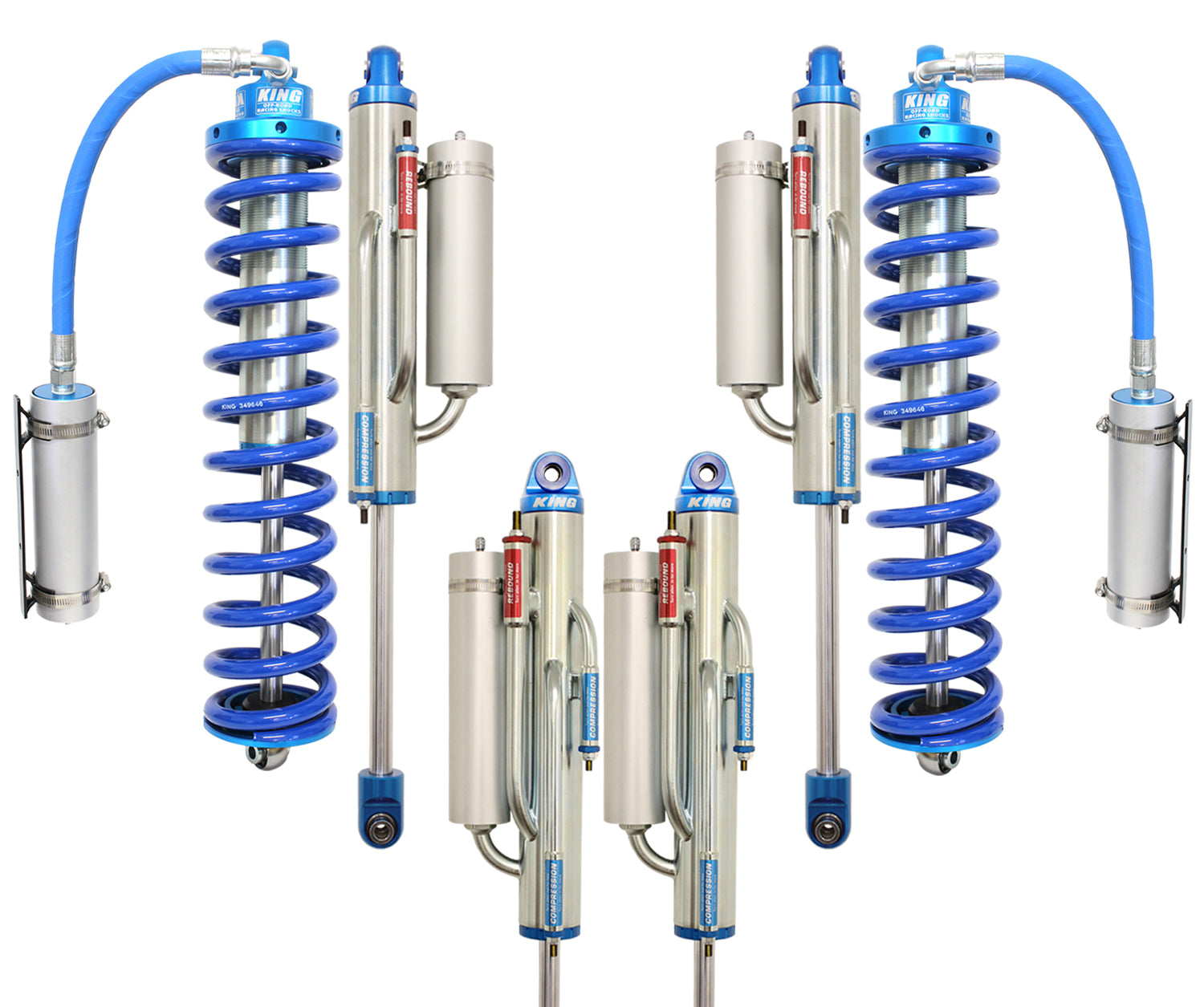 Carli Tuned 2.5 Coilover/Bypass Package, 05-16 Ford F250/F350, W/4.5” Lift - Apollo Off-Road