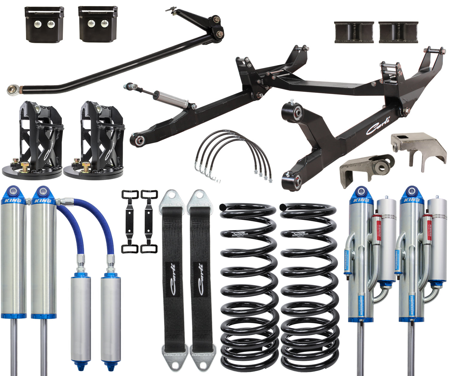 Carli Unchained 3.5 System, Base, 6” Lift, 2012-13 Ram 2500/3500, Diesel - Apollo Off-Road