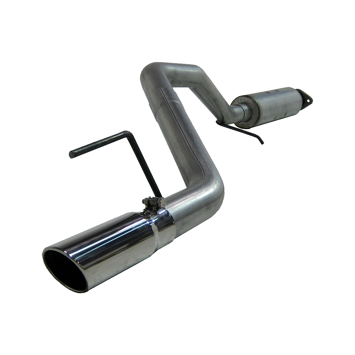 Cat Back Exhaust System Single Side Aluminized Steel For 05-10 Jeep Grand Cherokee 4.7L, 5.7L Hemi - Apollo Off-Road