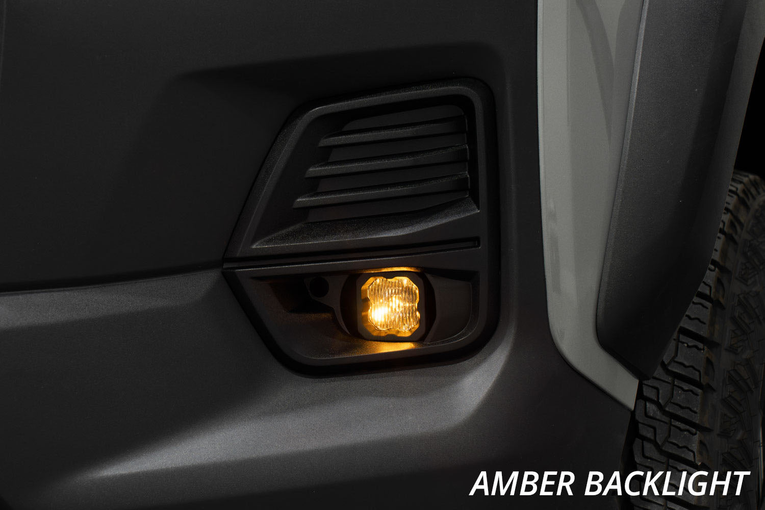 Diode Dynamics SSC1 Add-On LED Fog Light Kit SAE Fog for 2023-2026 Chevrolet Colorado Yellow