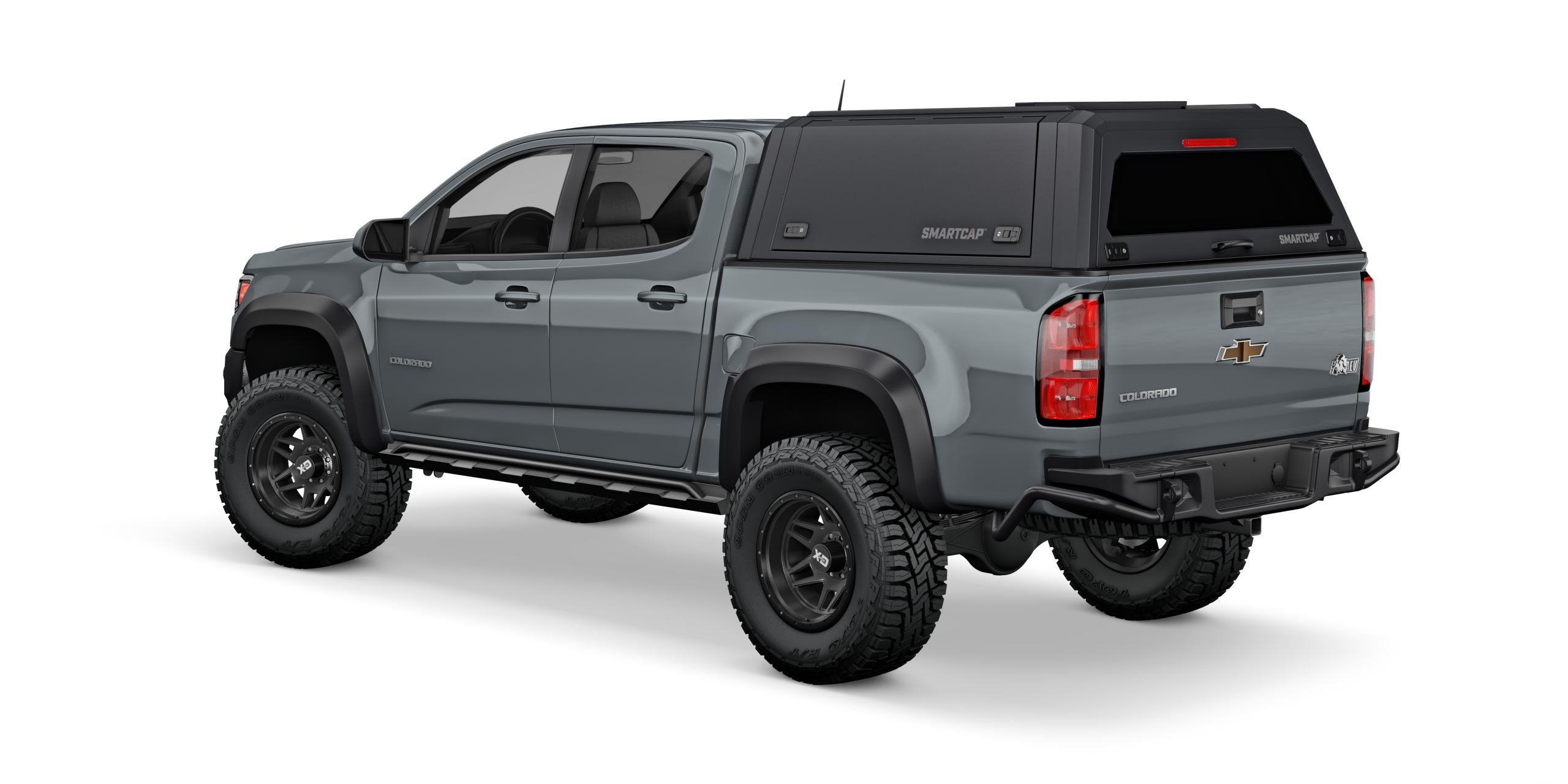 Colorado/Canyon Truck Bed SmartCapEVOa Adventure Matte Black 15-22 Chevrolet/GMC Colorado/Canyon Crew Cab 5 Foot Short Bed - Apollo Off-Road