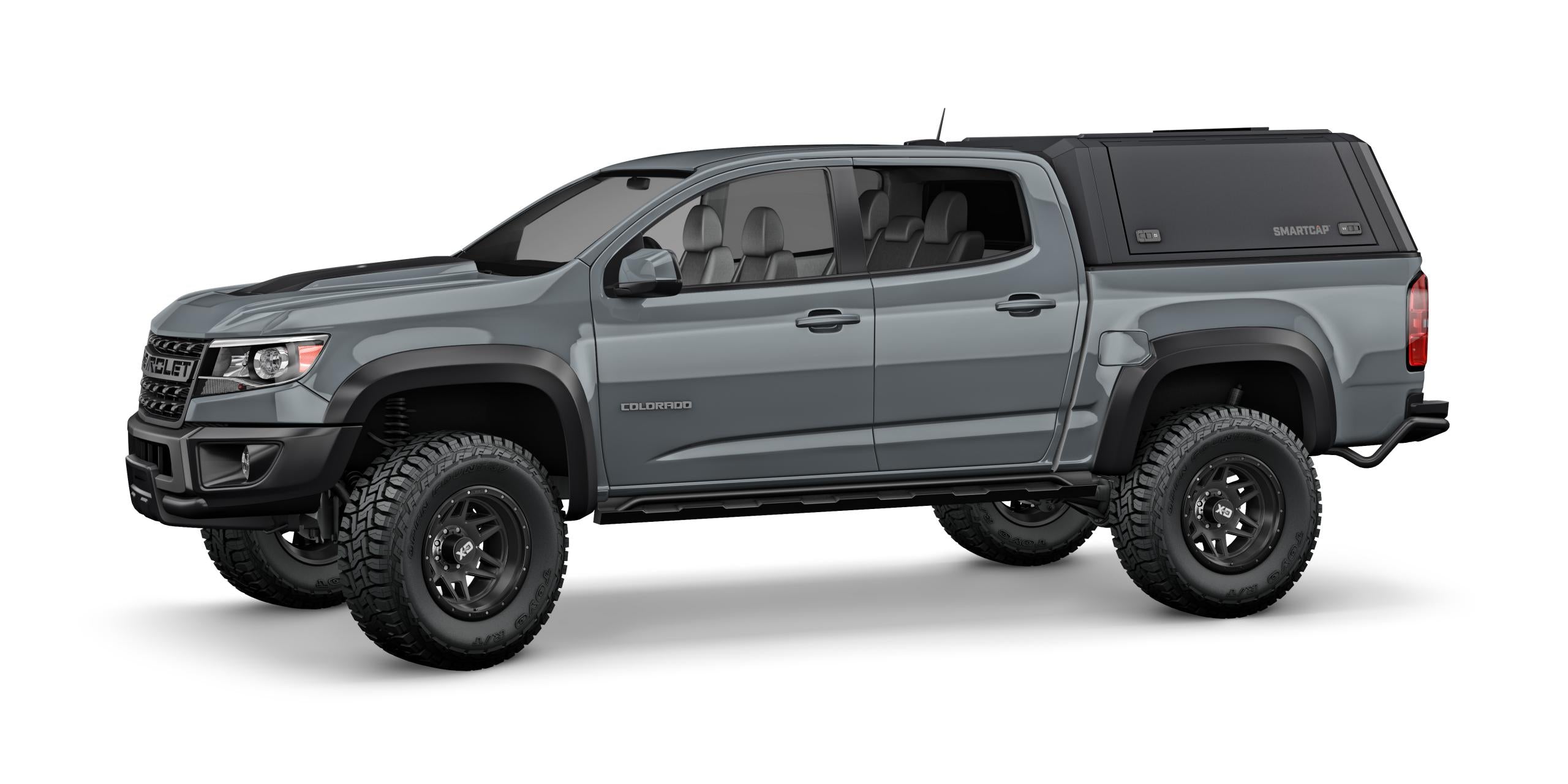 Colorado/Canyon Truck Bed SmartCapEVOa Adventure Matte Black 15-22 Chevrolet/GMC Colorado/Canyon Crew Cab 5 Foot Short Bed - Apollo Off-Road
