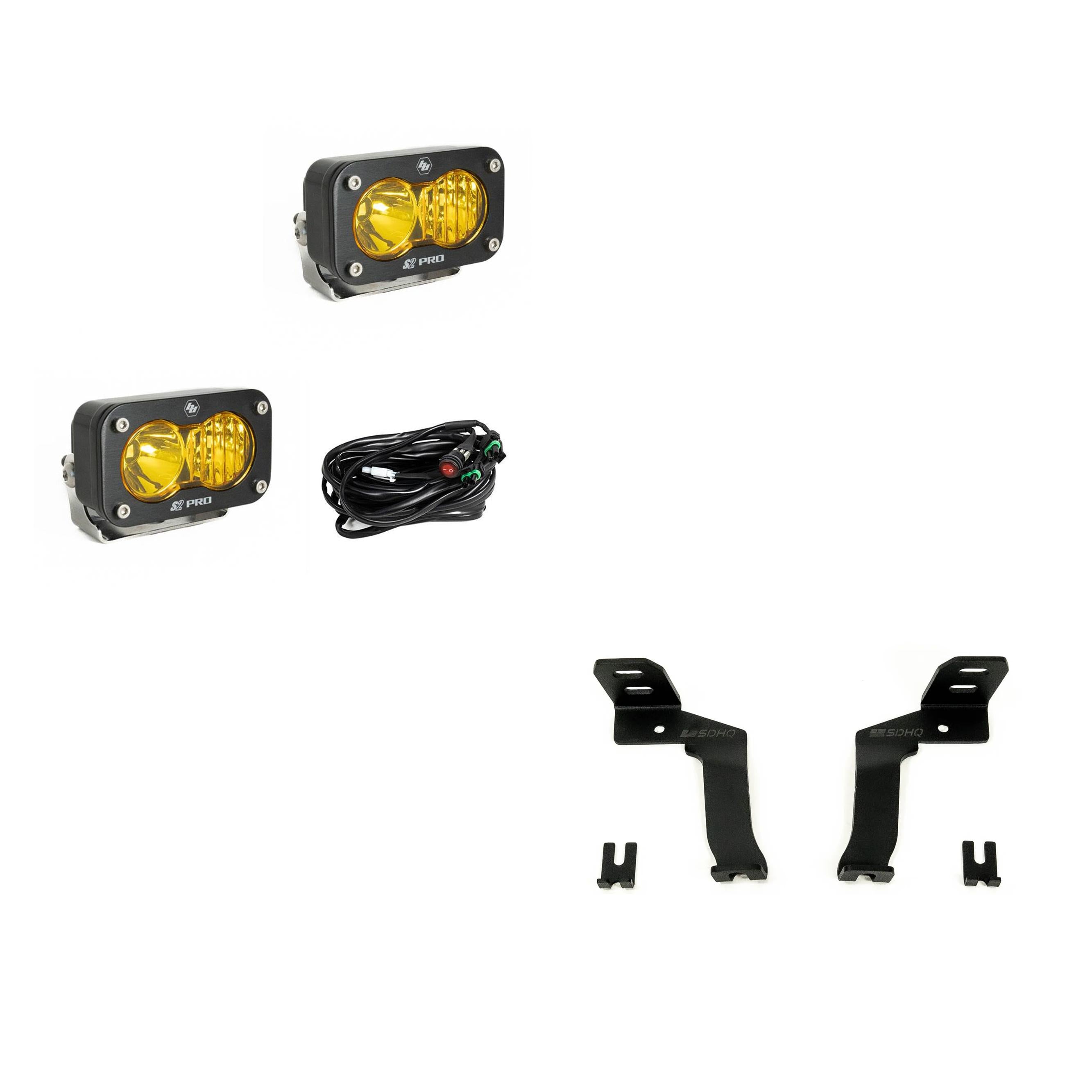 Baja Designs A-Pillar Light Kit for 2021+ F-150 & Raptor w/SDHQ Brackets