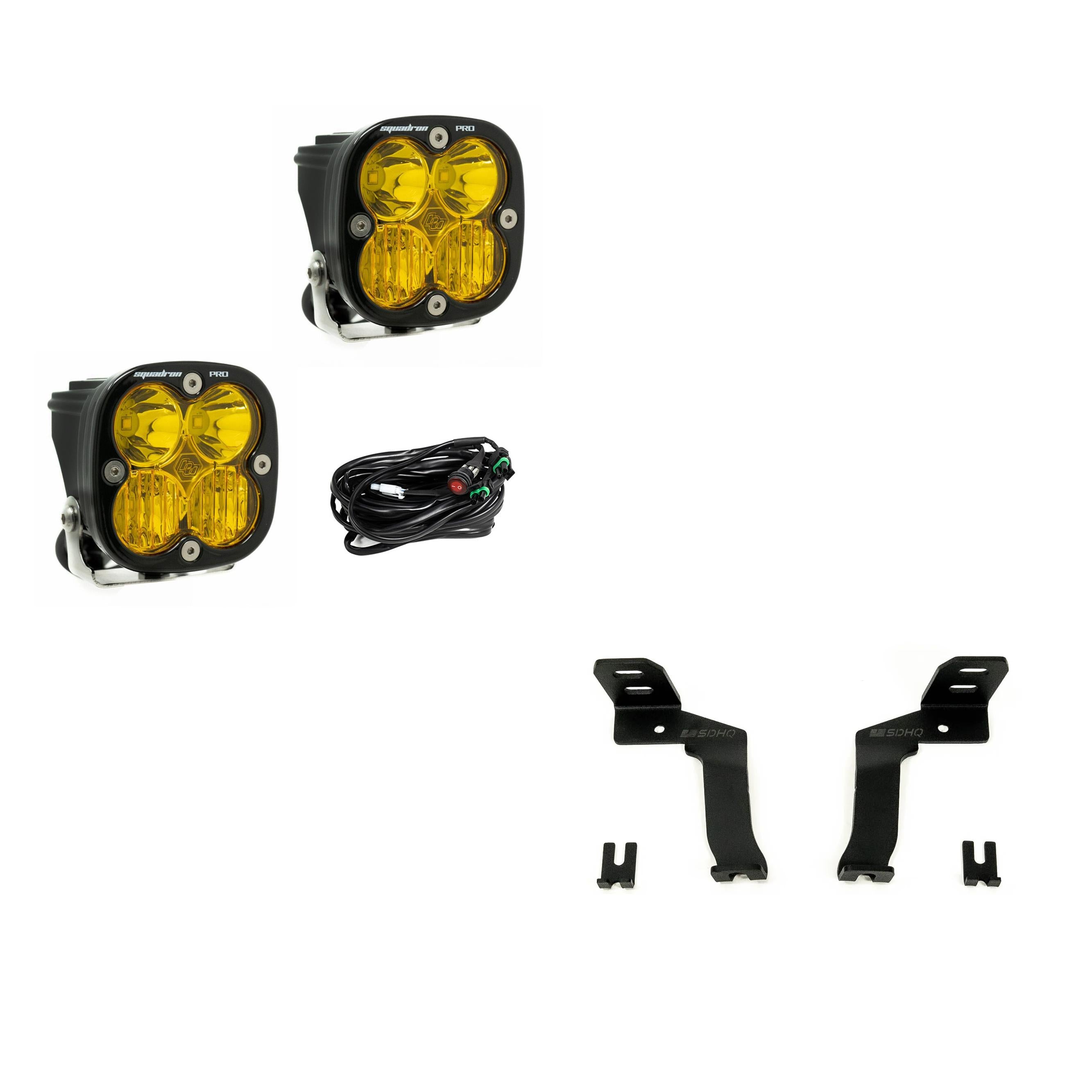 Baja Designs A-Pillar Light Kit for 2021+ F-150 & Raptor w/SDHQ Brackets