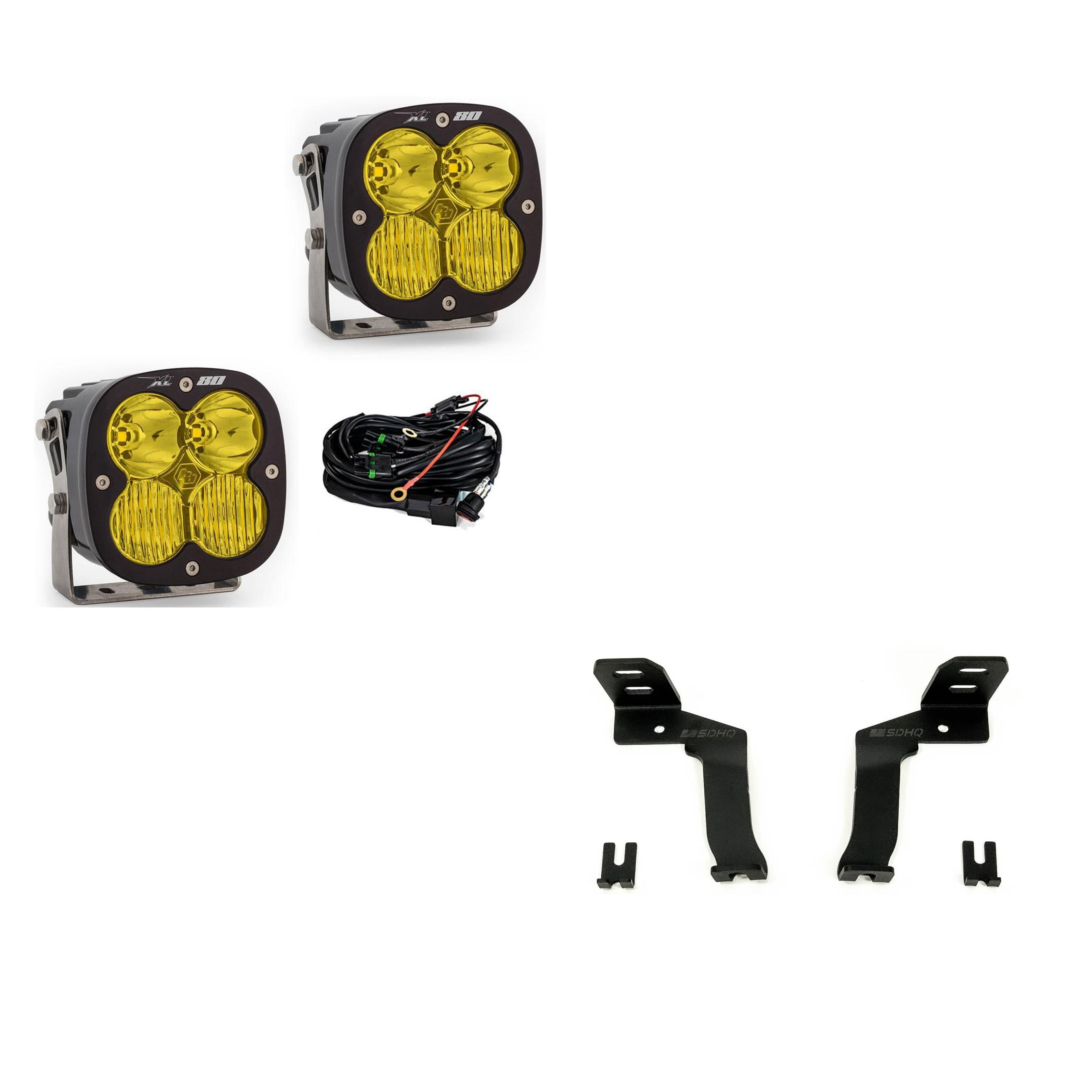 Baja Designs A-Pillar Light Kit for 2021+ F-150 & Raptor w/SDHQ Brackets