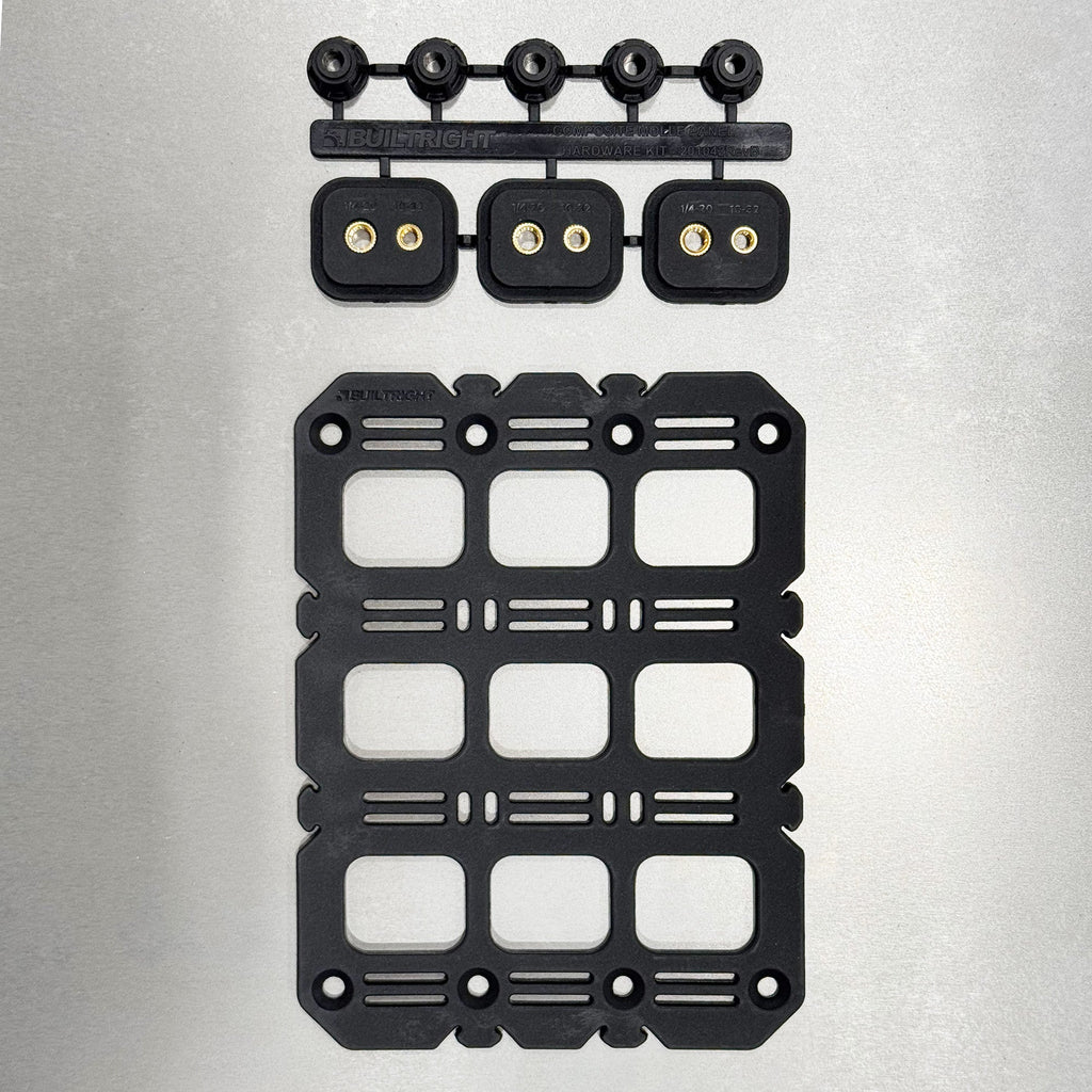 Composite Tech Plate 5.25" x 7.0" | Universal MOLLE Mounting Panel - Apollo Off-Road