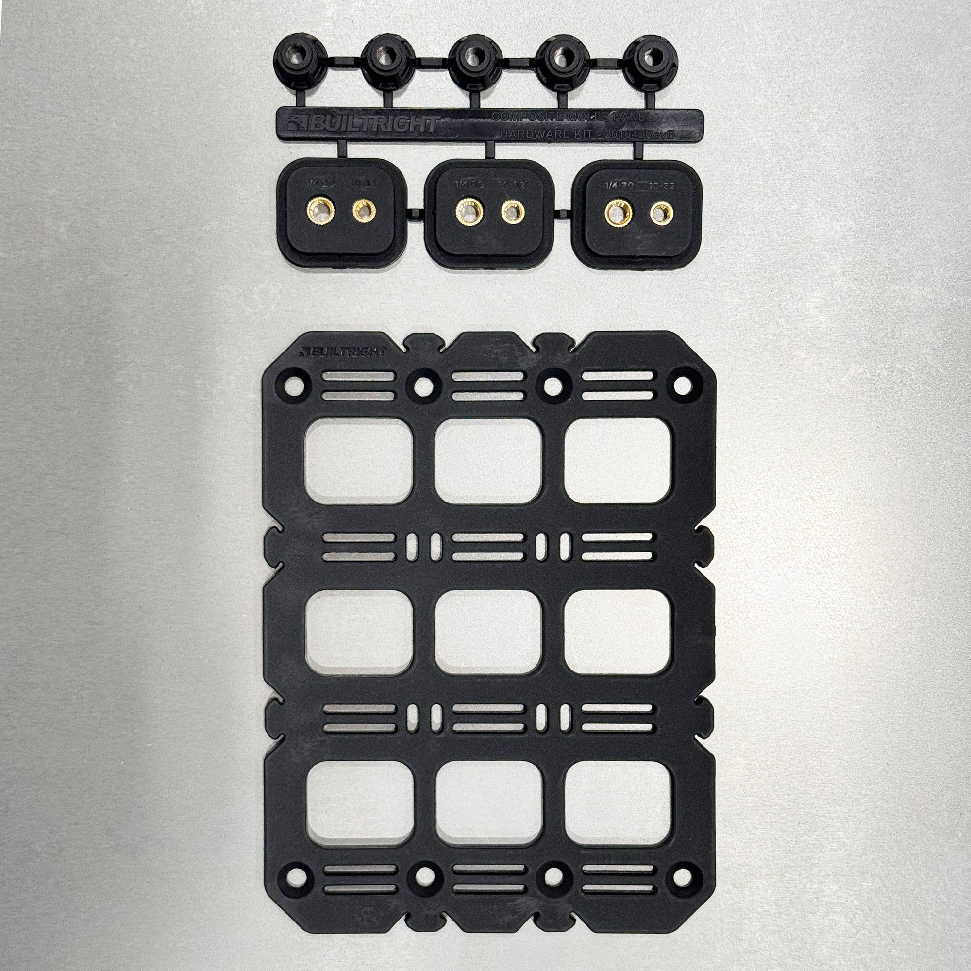 Composite Tech Plate 5.25" x 7.0" | Universal MOLLE Mounting Panel - Apollo Off-Road