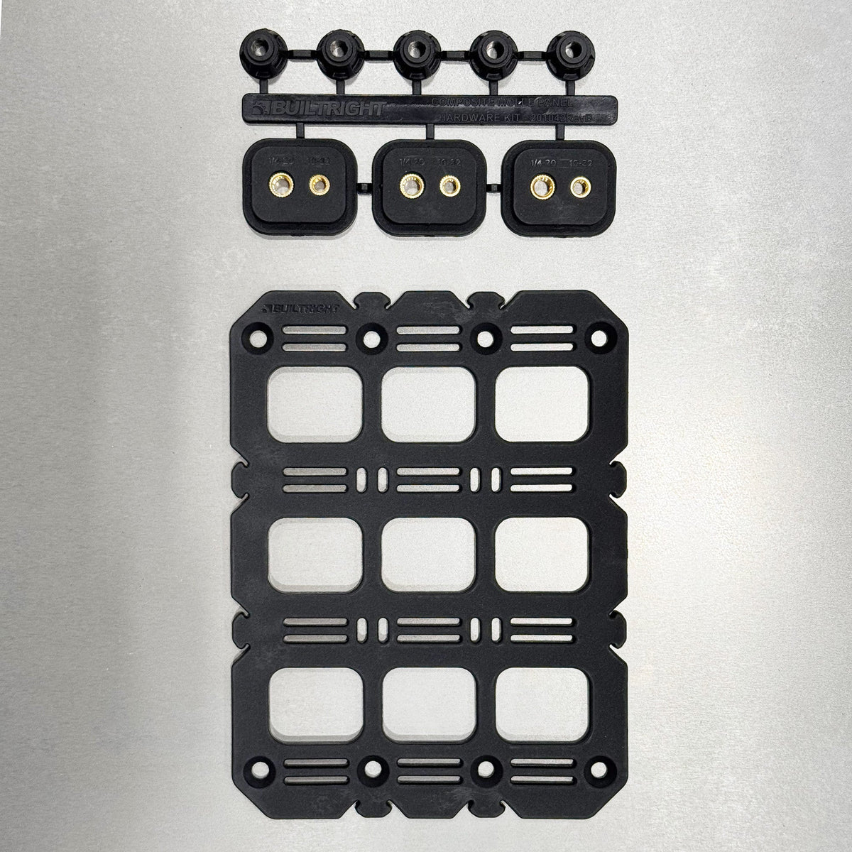 Composite Tech Plate 5.25" x 7.0" | Universal MOLLE Mounting Panel - Apollo Off-Road