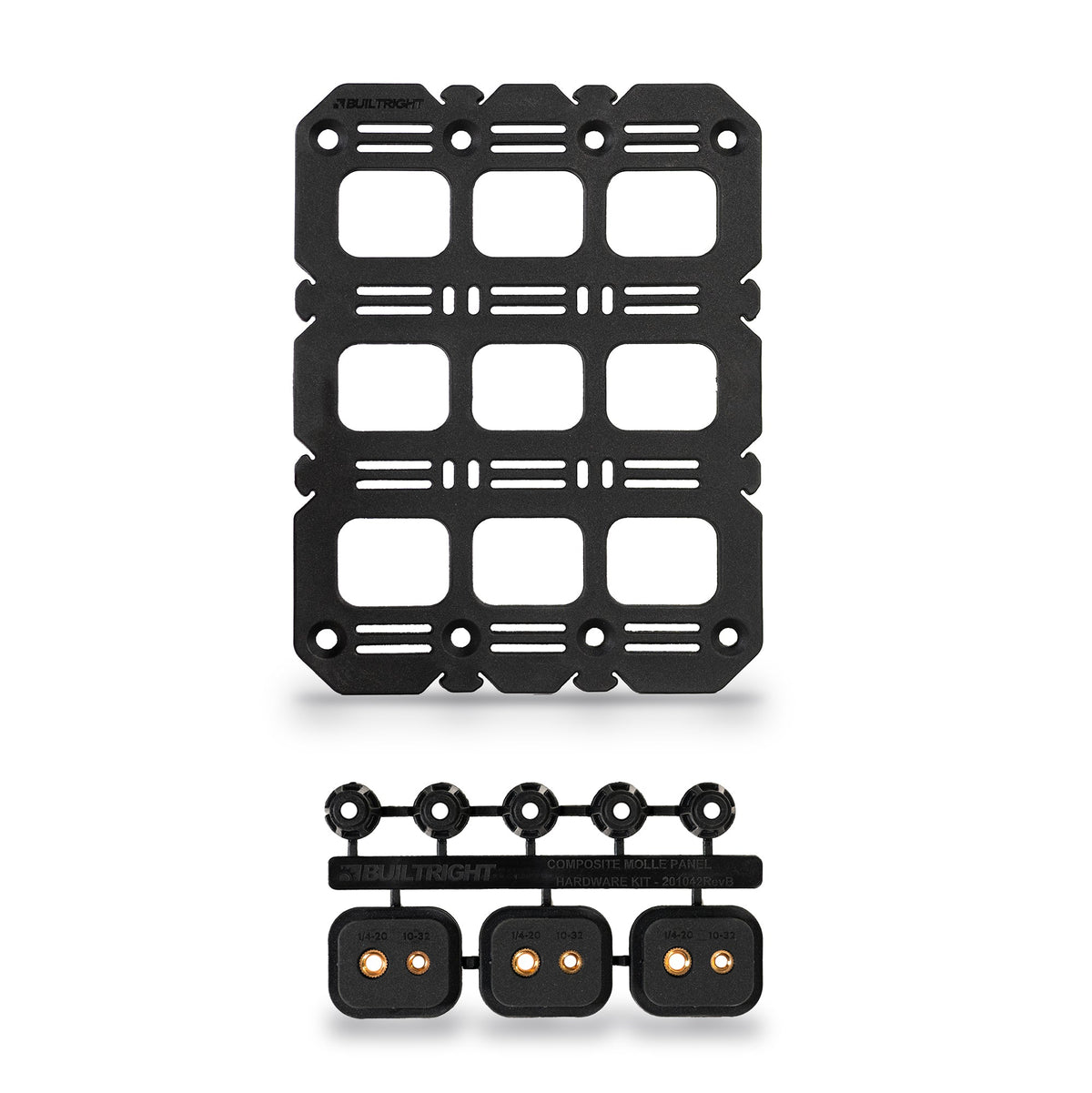 Composite Tech Plate 5.25" x 7.0" | Universal MOLLE Mounting Panel - Apollo Off-Road
