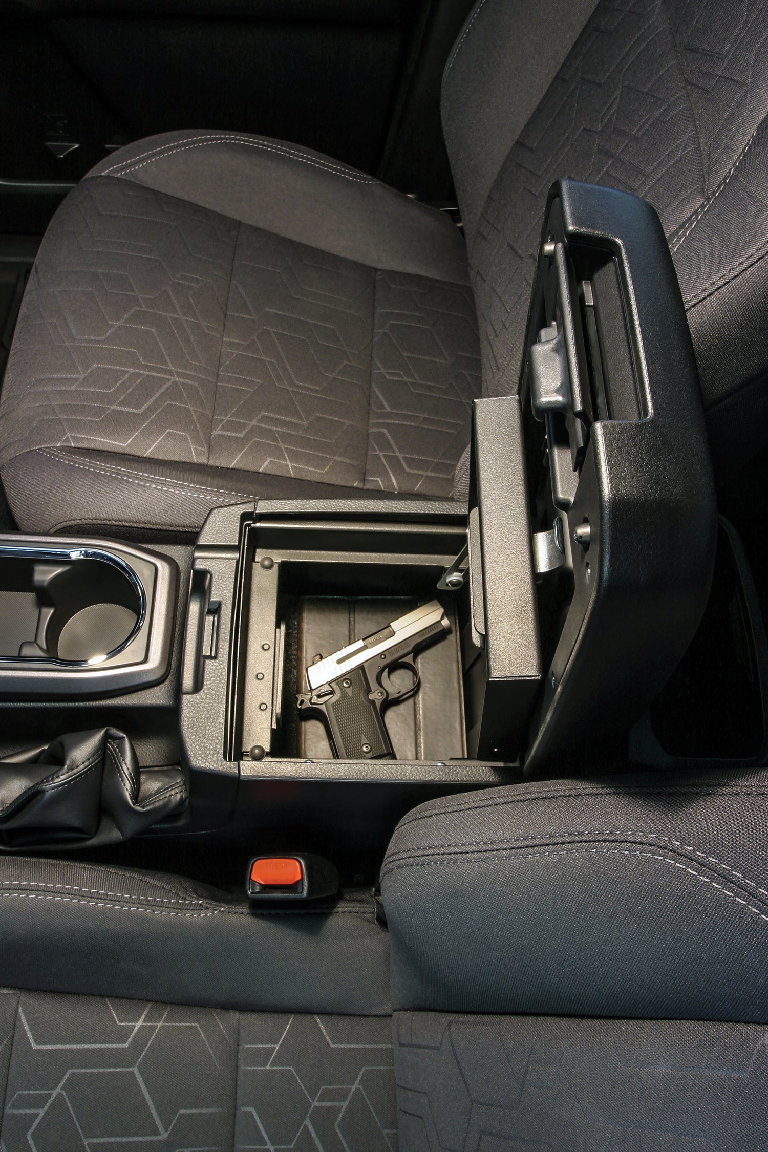 Console Safe - '16-22 Tacoma; w/ Fixed Center Console (Black) - Apollo Off-Road