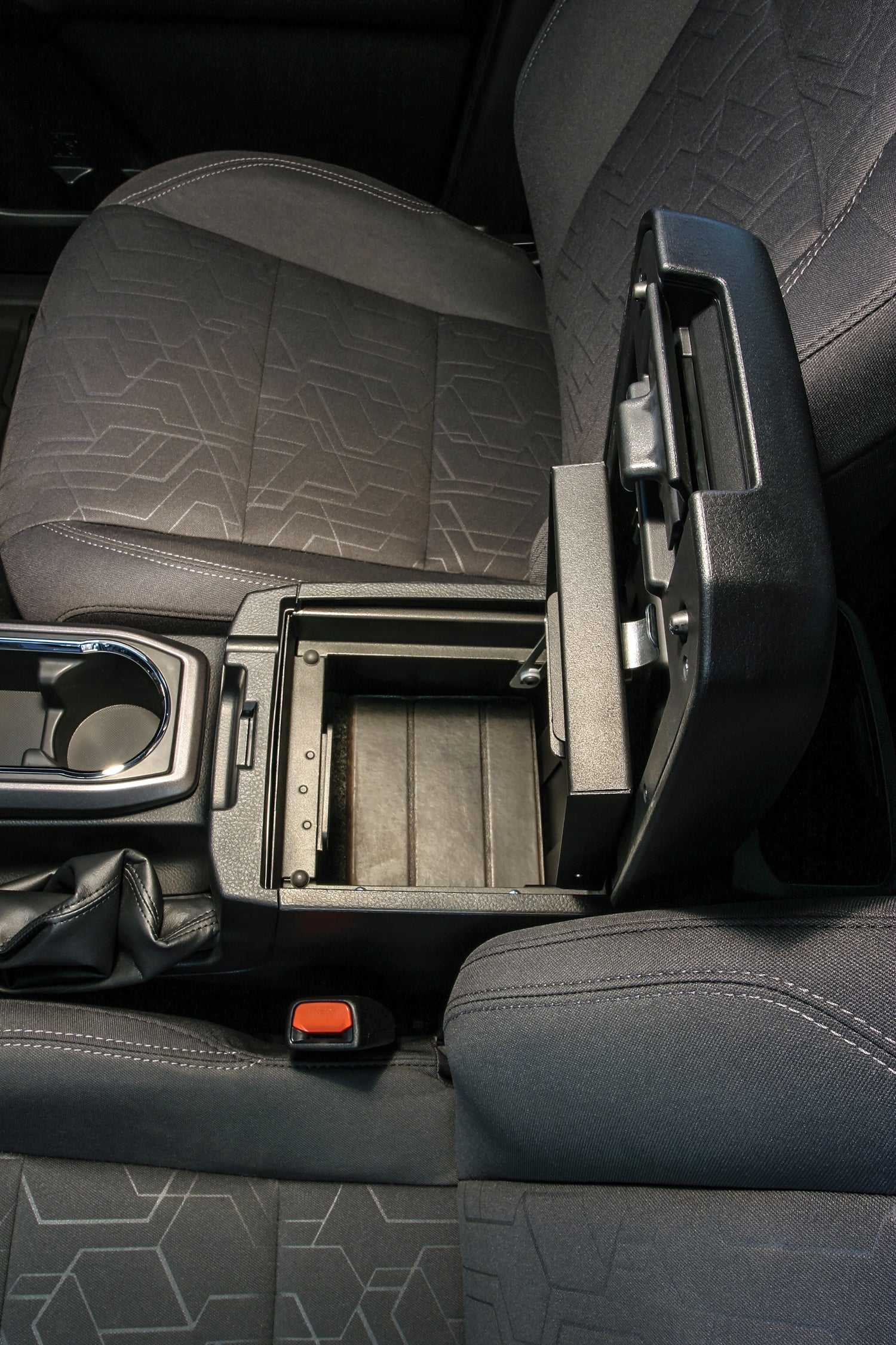 Console Safe - '16-22 Tacoma; w/ Fixed Center Console (Black) - Apollo Off-Road
