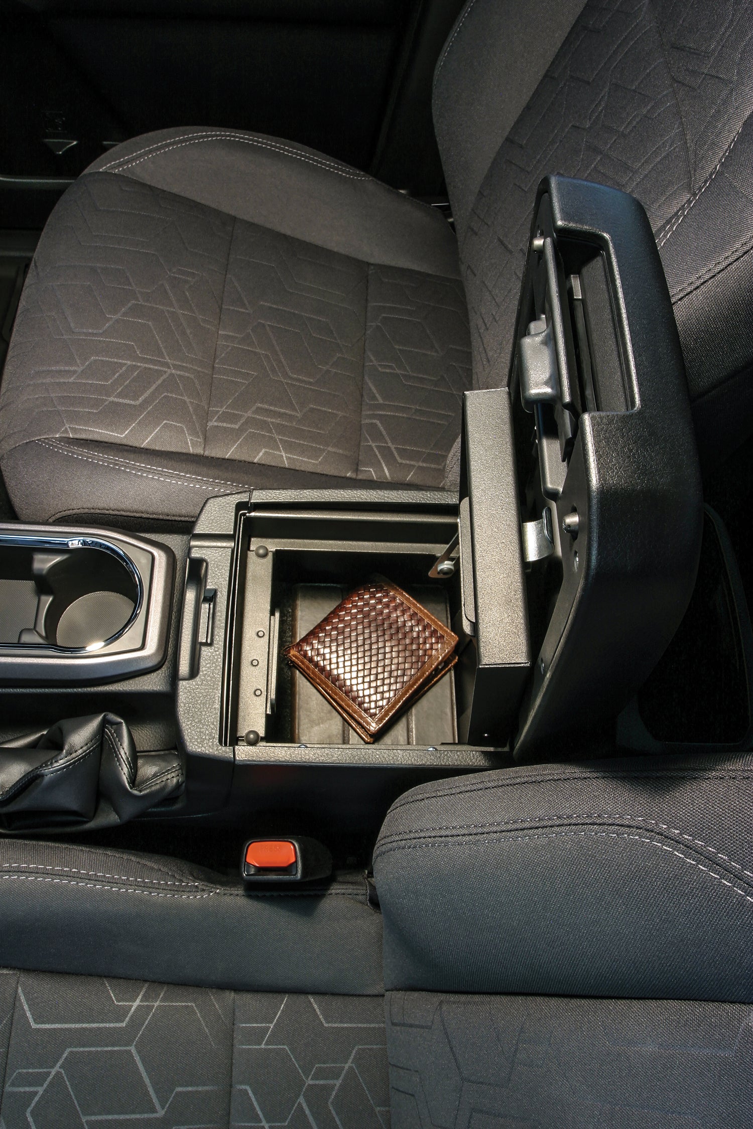 Console Safe - '16-22 Tacoma; w/ Fixed Center Console (Black) - Apollo Off-Road