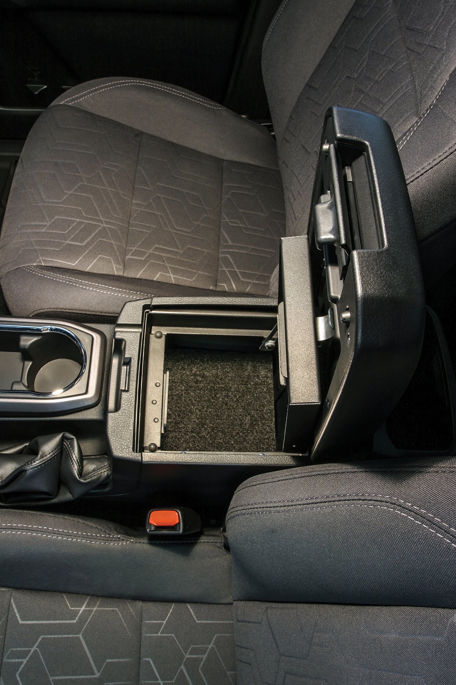 Console Safe - '16-22 Tacoma; w/ Fixed Center Console (Black) - Apollo Off-Road