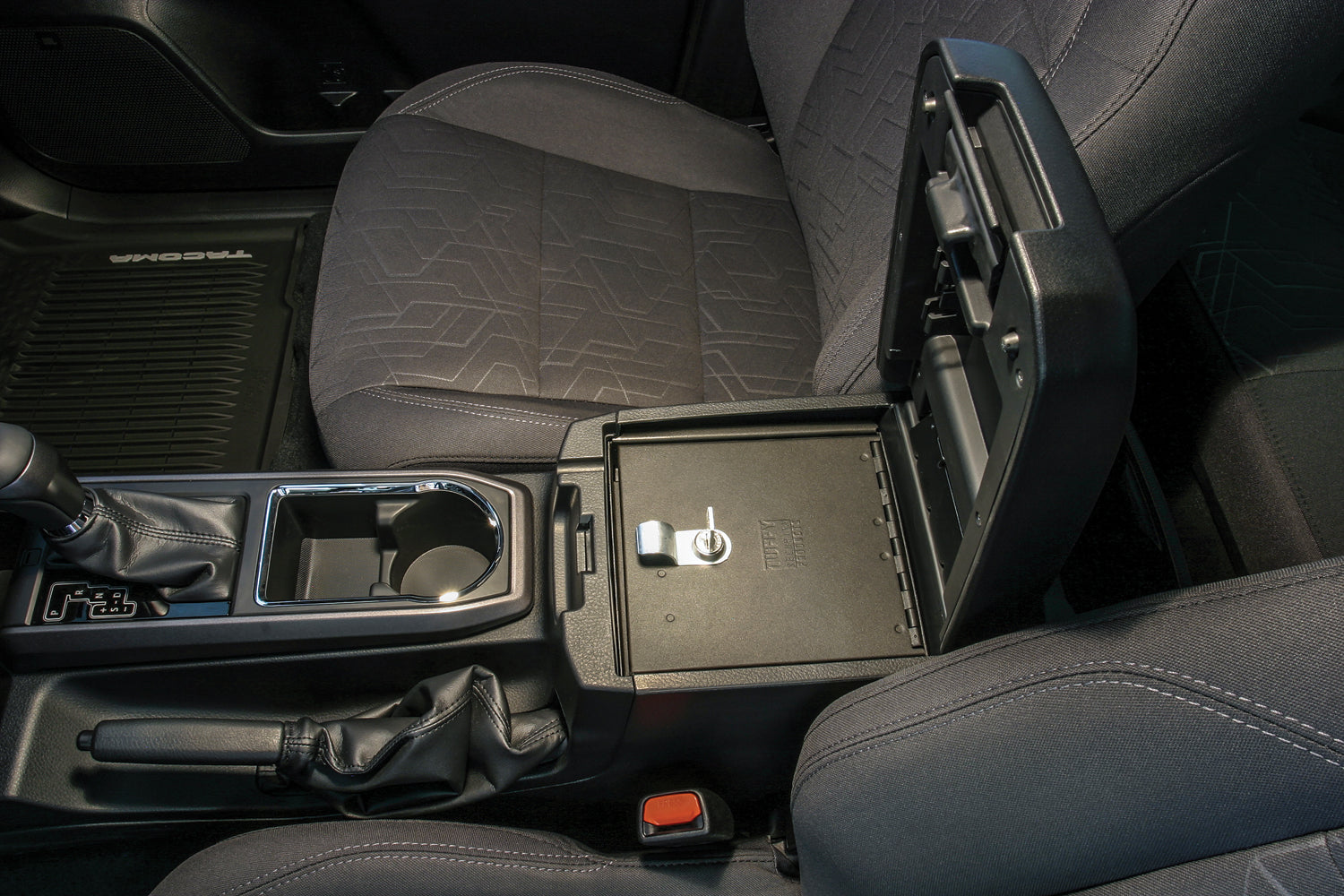 Console Safe - '16-22 Tacoma; w/ Fixed Center Console (Black) - Apollo Off-Road