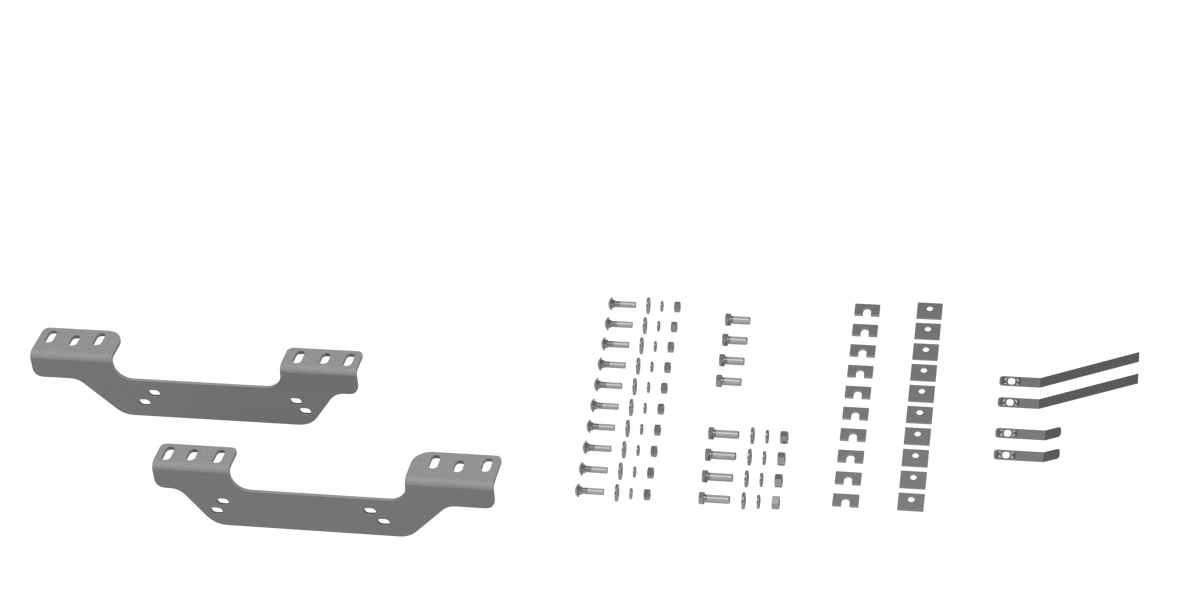 Custom Installation Brackets For Universal Mounting Rails For Some GM Trucks - Apollo Off-Road