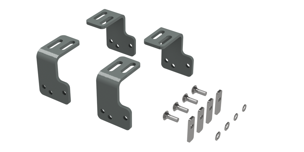 Custom Installation Kit For Universal Mounting Rails For Some Ford F150 Trucks RVR3201 - Apollo Off-Road