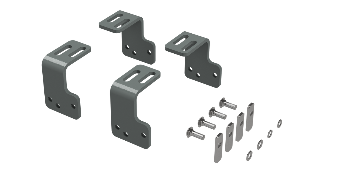 Custom Installation Kit For Universal Mounting Rails For Some Ford F150 Trucks RVR3201 - Apollo Off-Road