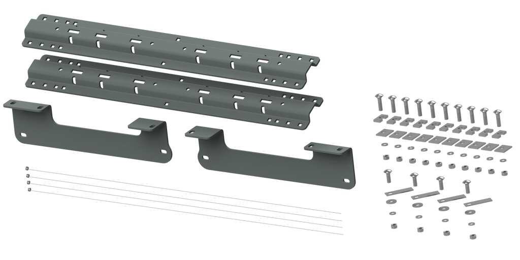 Custom Installation Kit For Universal Mounting Rails For Some Ford Trucks - Apollo Off-Road