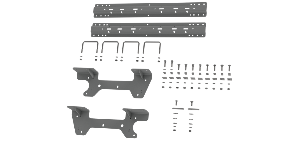 Custom Installation Kit For Universal Mounting Rails For Some GM Trucks - Apollo Off-Road