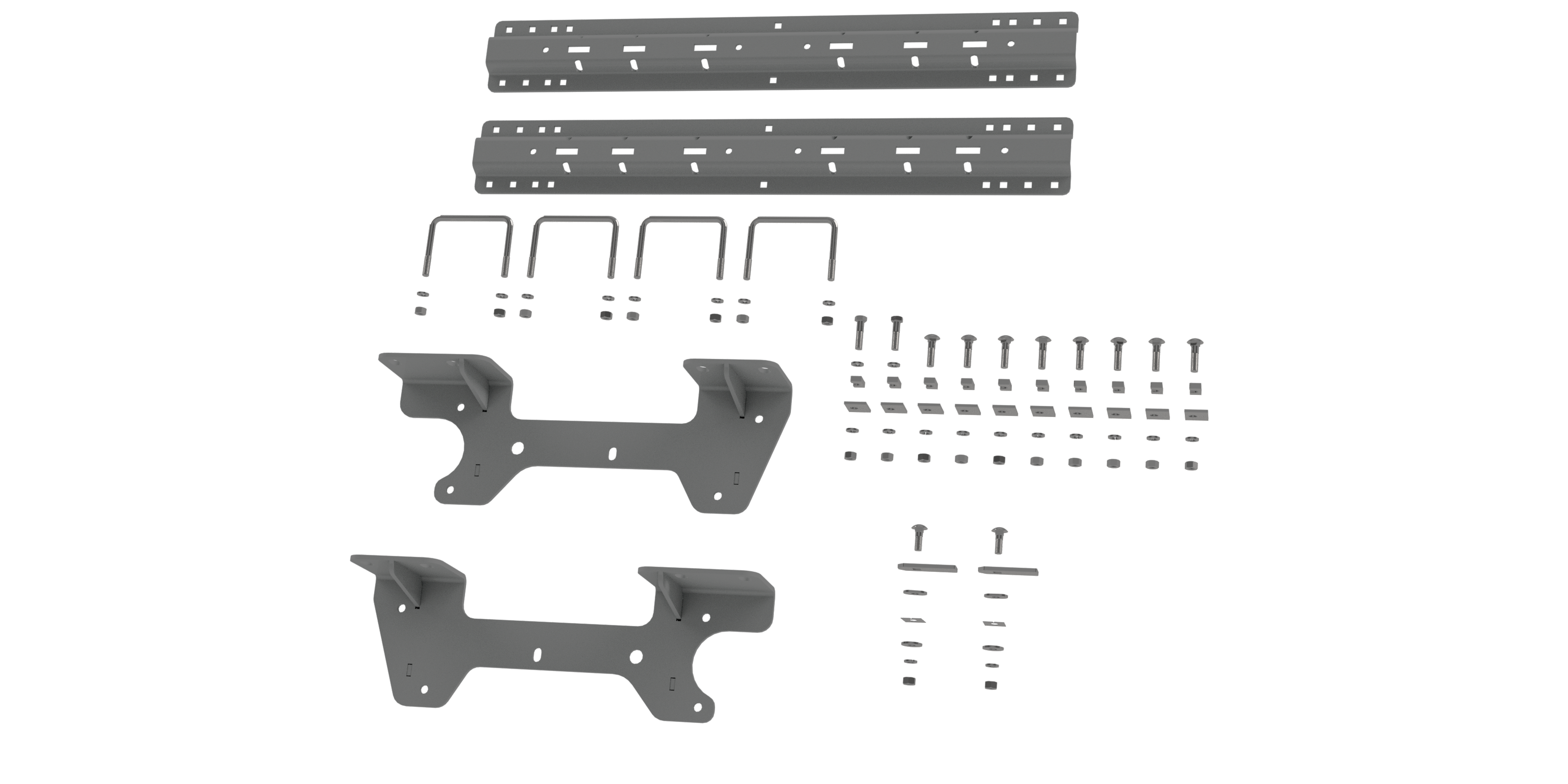 Custom Installation Kit For Universal Mounting Rails For Some GM Trucks - Apollo Off-Road