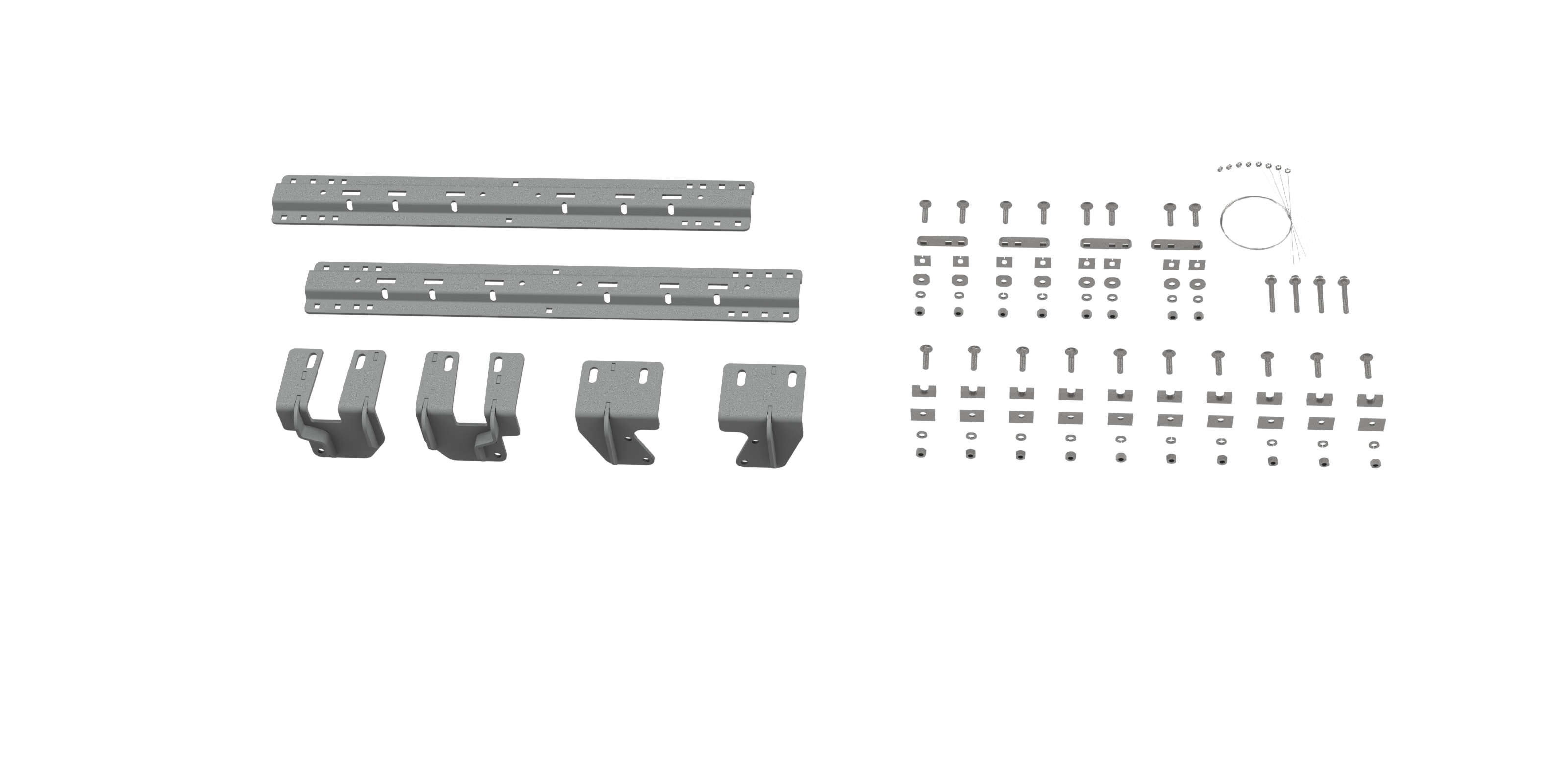 Custom Installation Kit For Universal Mounting Rails For Some GM Trucks - Apollo Off-Road