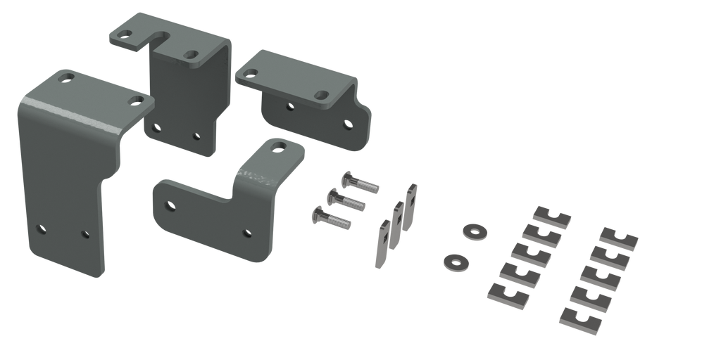 Custom Installation Kit For Universal Mounting Rails For Some Nissan Trucks RVR3203 - Apollo Off-Road