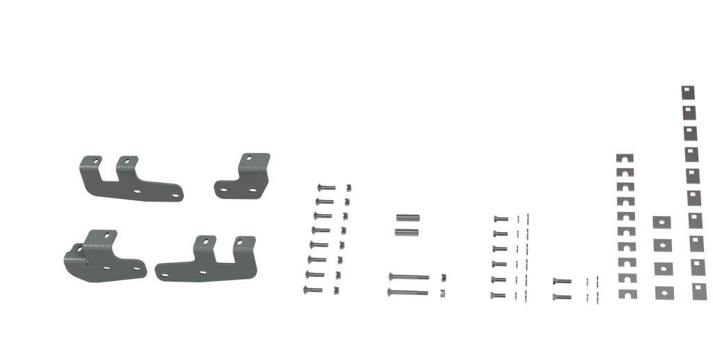 Custom Installation Kit For Universal Mounting Rails For Some RAM Trucks - Apollo Off-Road