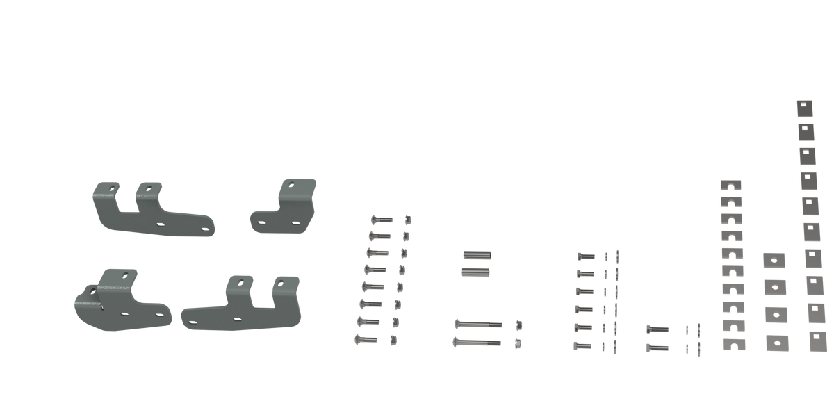 Custom Installation Kit For Universal Mounting Rails For Some RAM Trucks - Apollo Off-Road