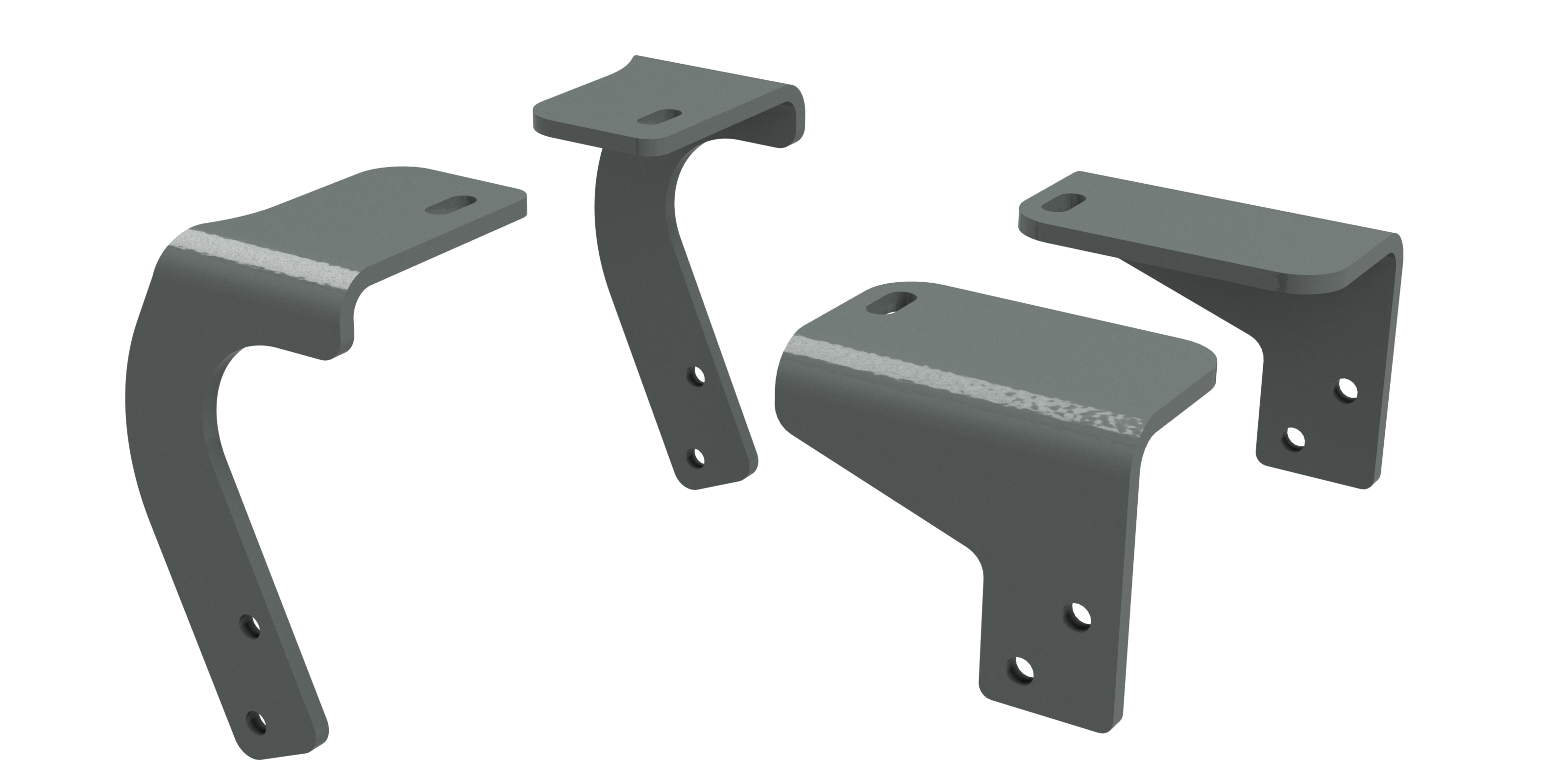Custom Installation Kit For Universal Mounting Rails For Some RAM Trucks RVR3205 - Apollo Off-Road