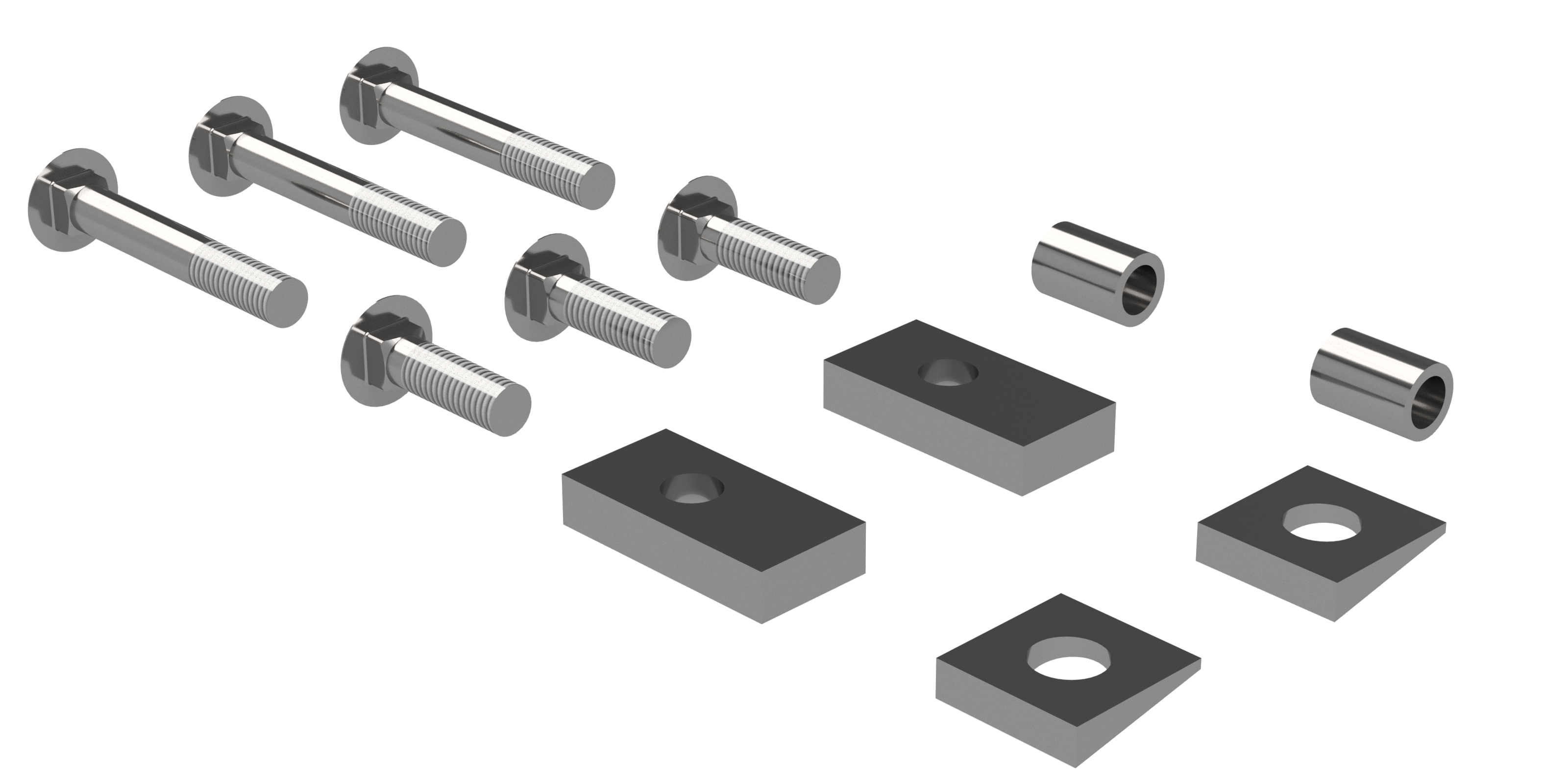 Custom Installation Kit For Universal Mounting Rails For Some Toyota Trucks RVR3204 - Apollo Off-Road