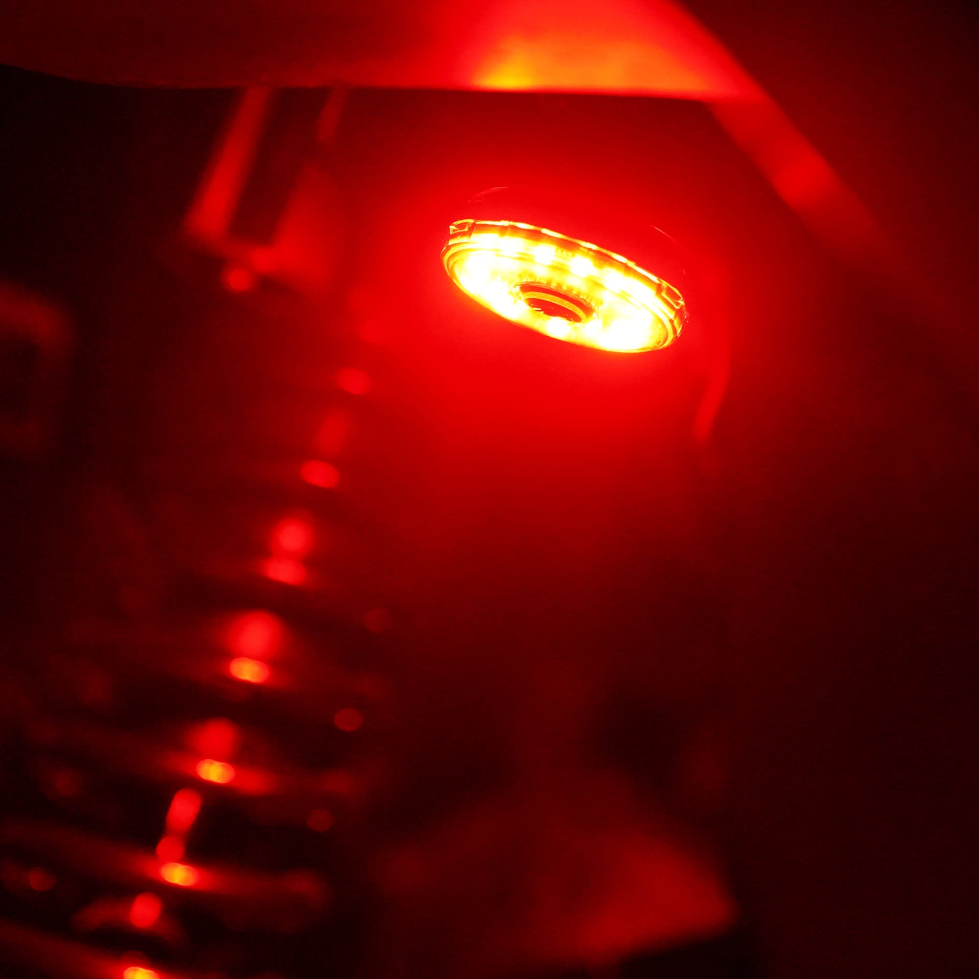 Cyclone V2 LED - Replacement Lens - Red - Single - Apollo Off-Road