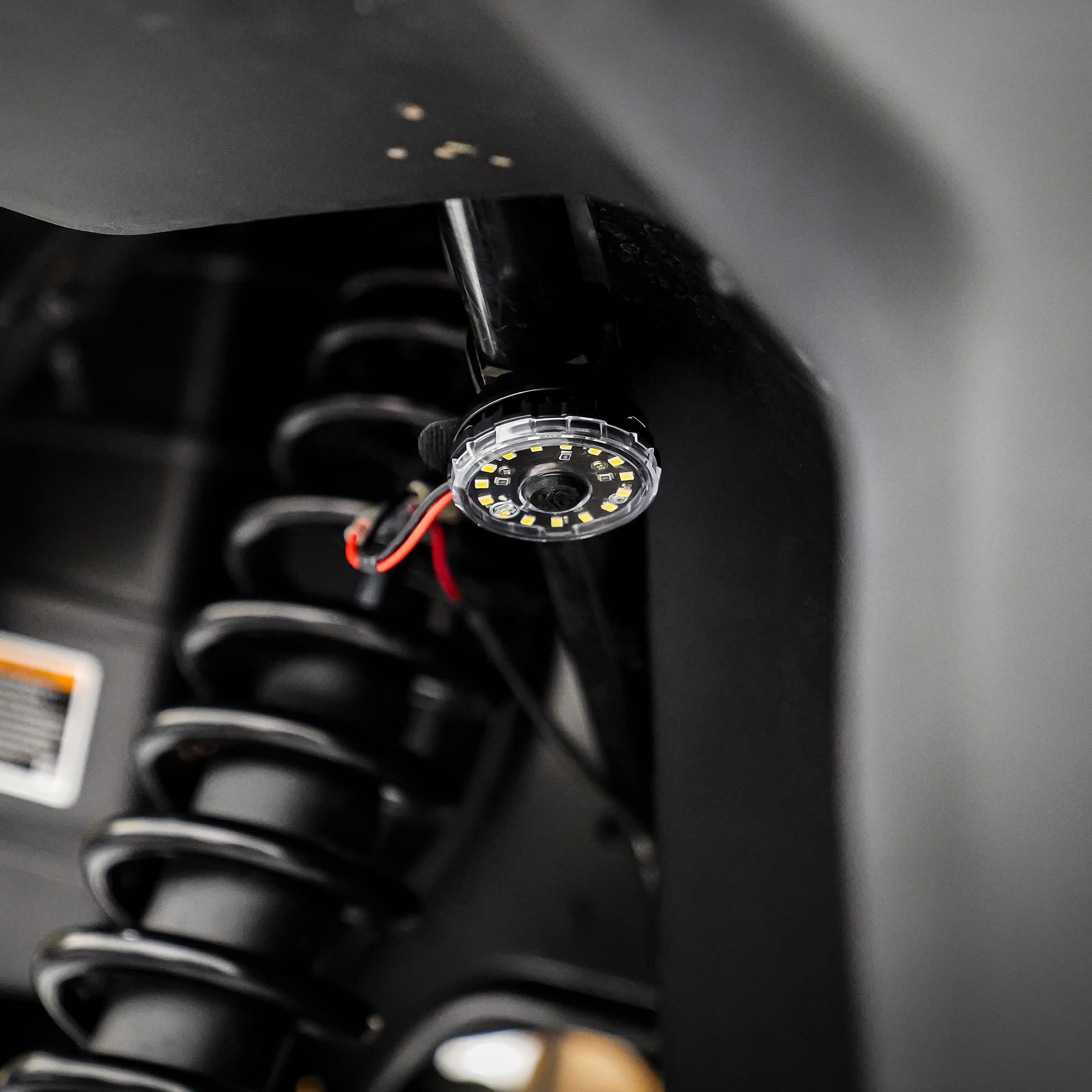Cyclone V2 LED - Single Light - Clear Lens - 5W Flood Beam - Apollo Off-Road