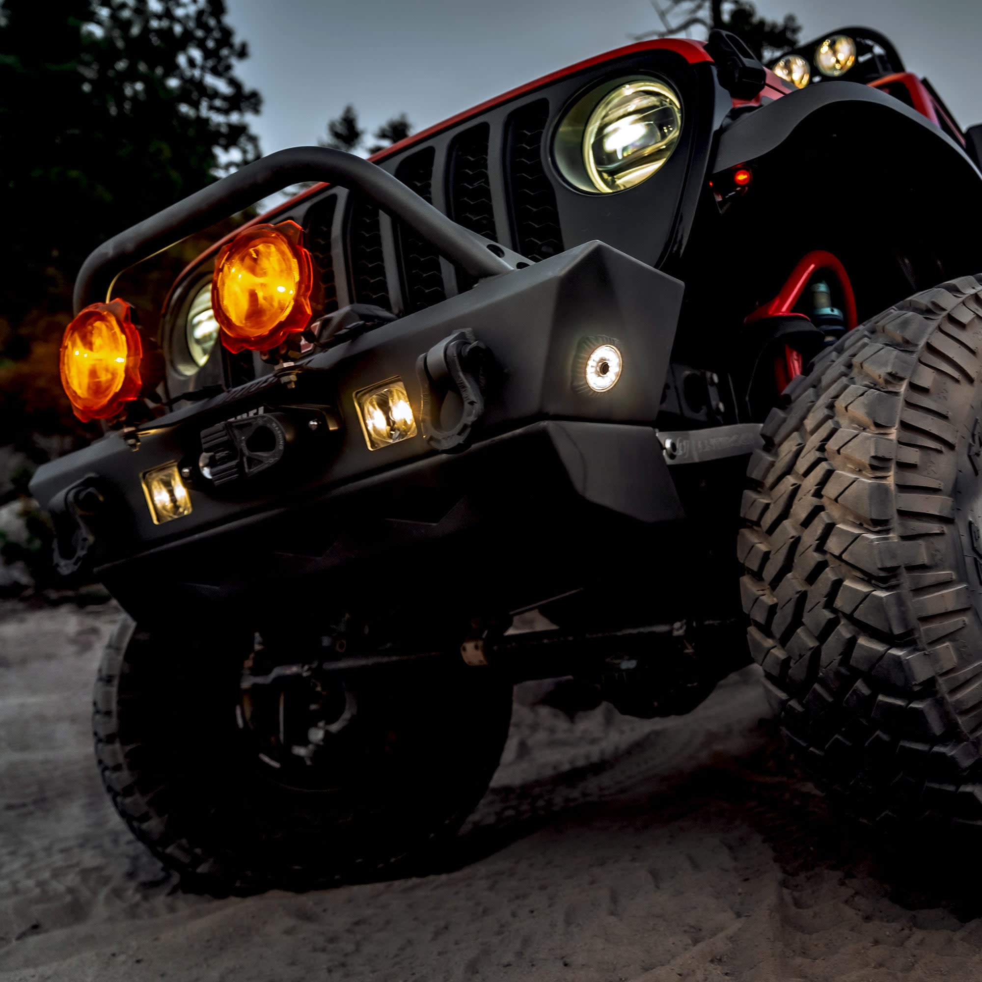 Cyclone V2 LED - Single Light - Diffused Lens - 5W Flood Beam - Apollo Off-Road